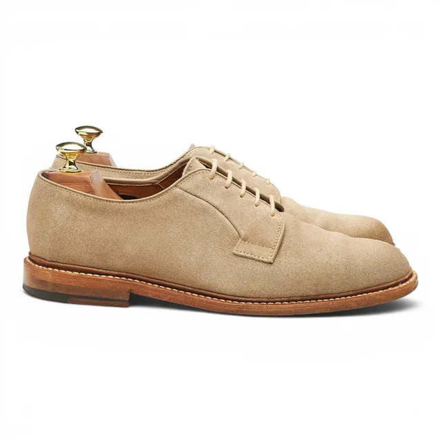 Allen Edmonds Leeds derby suède beige UK 7