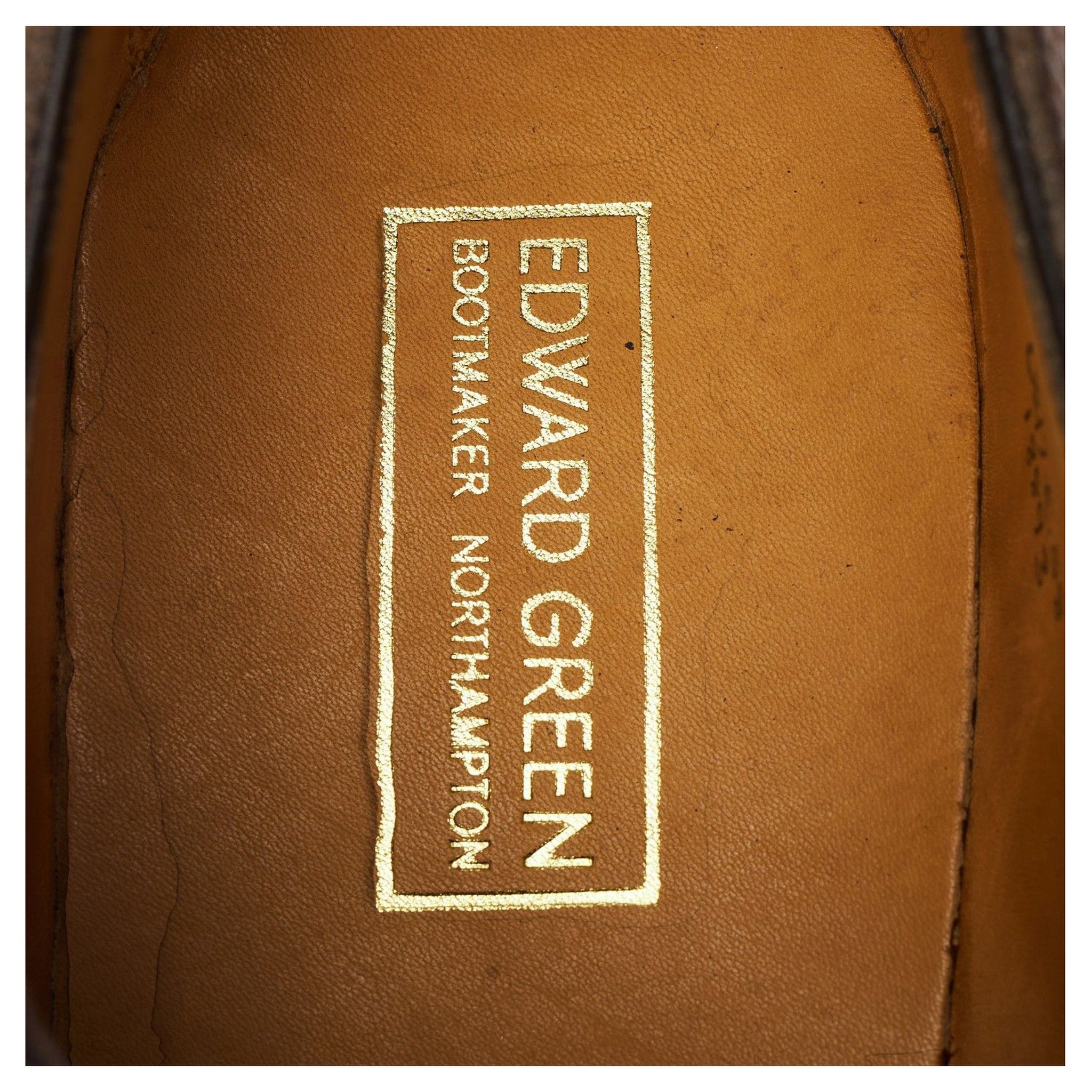 Edward Green derby cuir grain marron UK 6,5