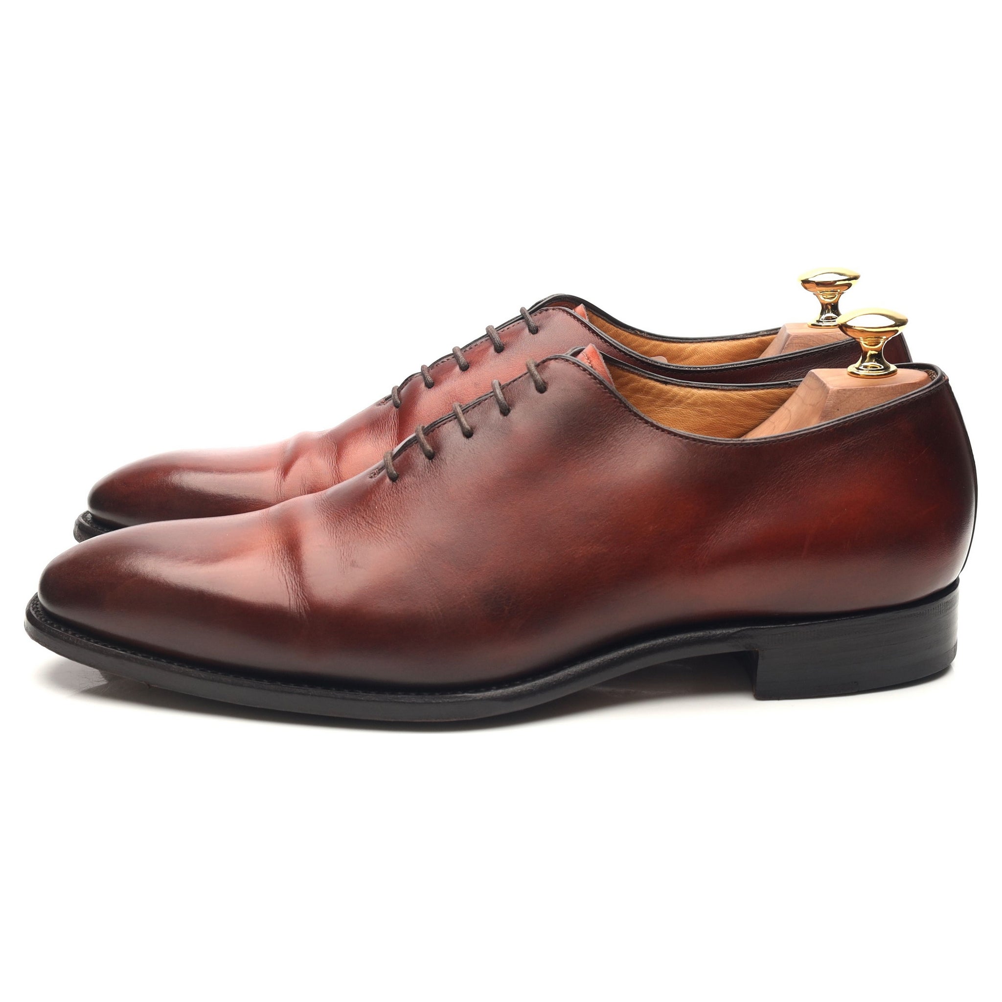 Herring wholecut oxford cuir marron pointure UK 9
