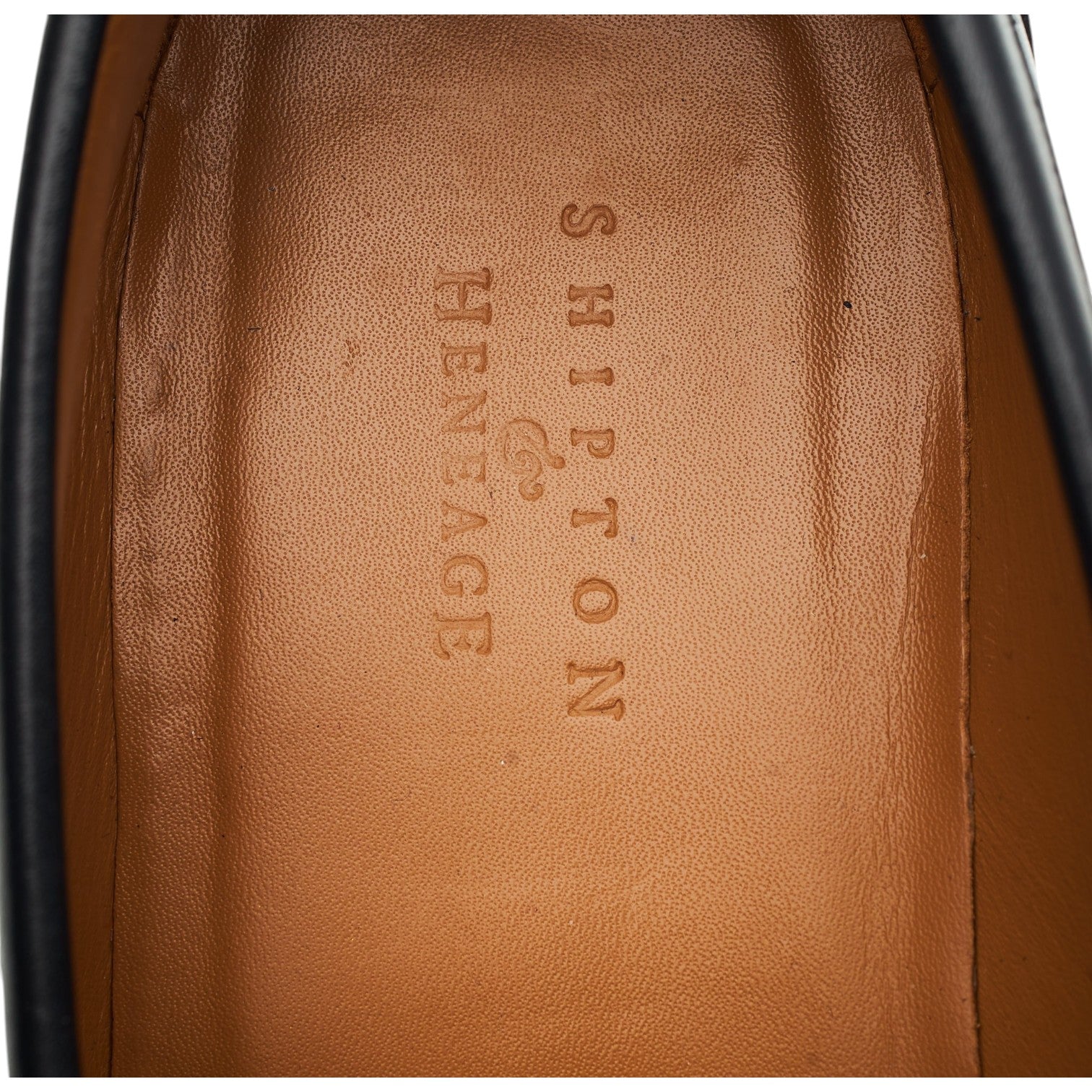 Shipton & Heneage Crane mocassin cuir noir 8,5