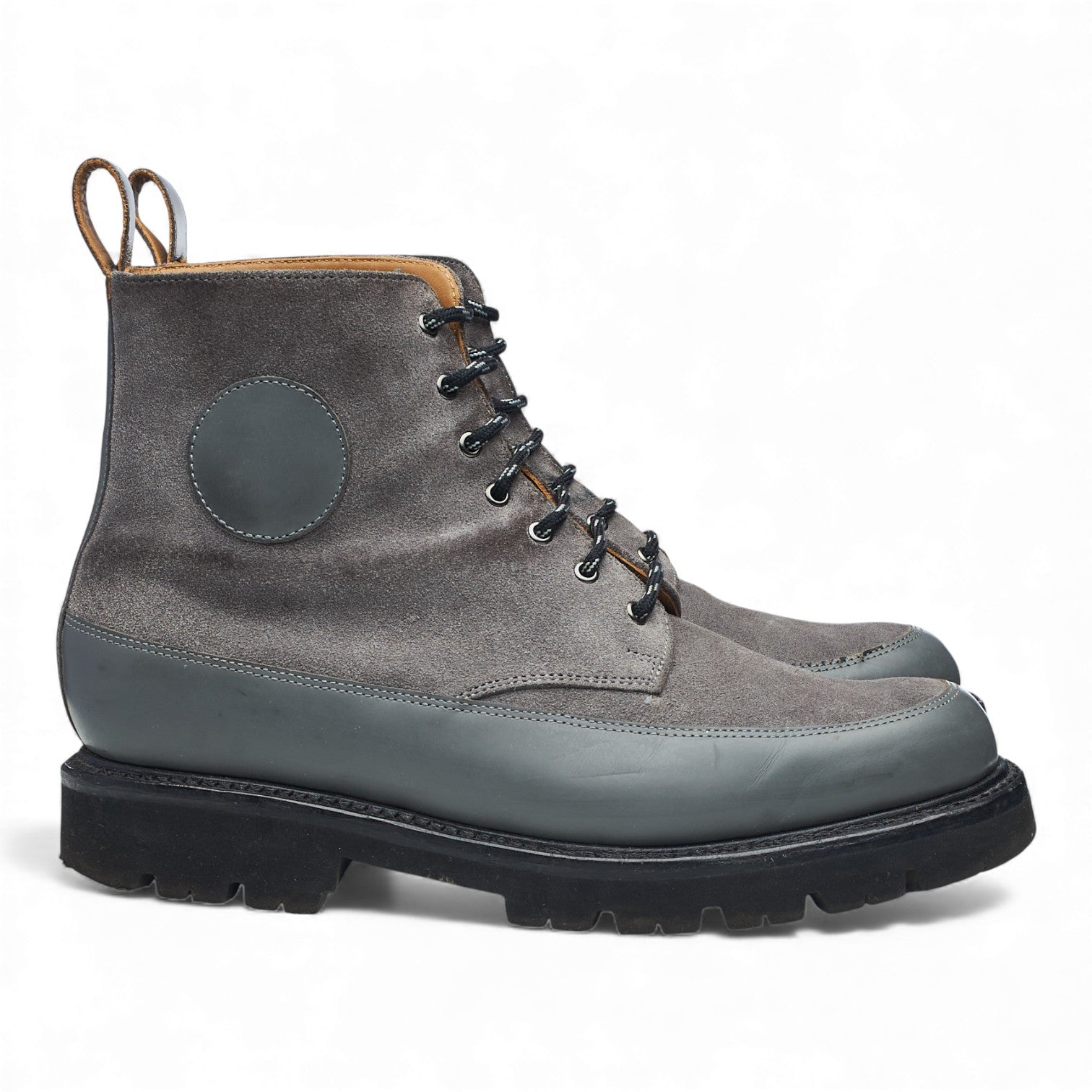 Grenson Anton boots daim gris UK 6.5