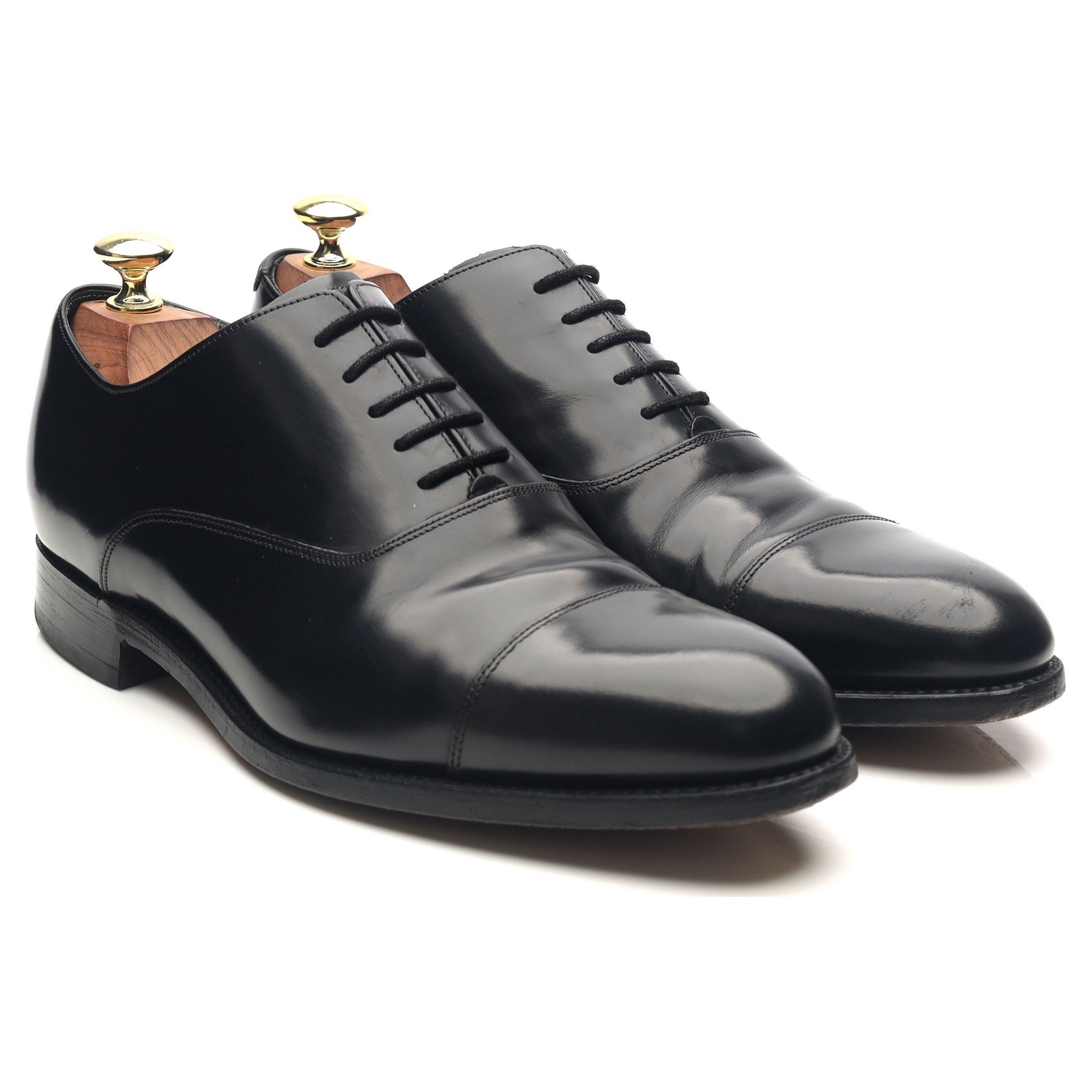 Barker Winsford richelieu cuir noir UK 7,5 poli