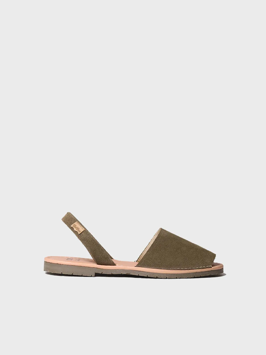 Toni Pons Grau-QT sandale homme cuir fente kaki