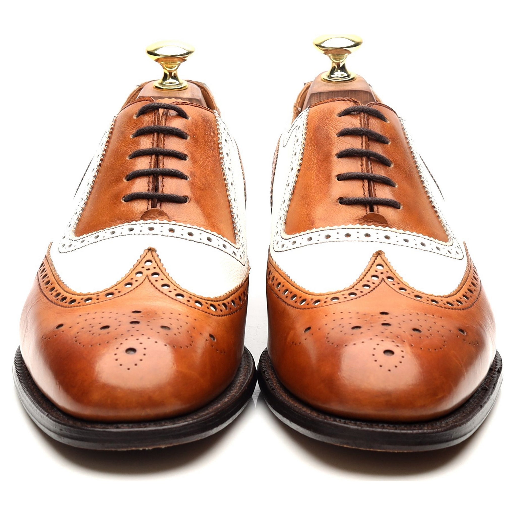 Cheaney Hyde derbies brogue bicolores UK 7