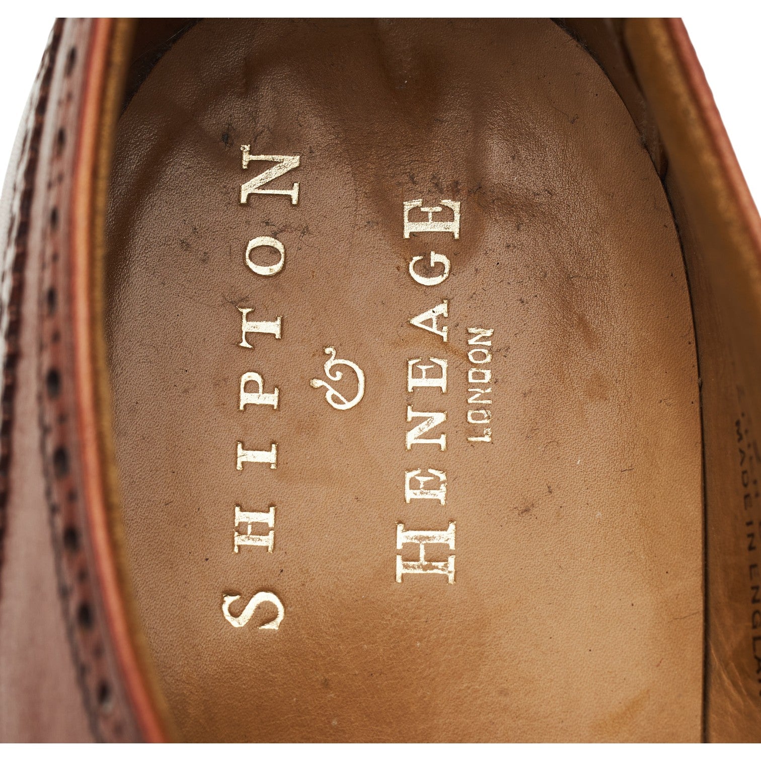 Shipton & Heneage Albemarle oxford cuir tan 7 UK brogues