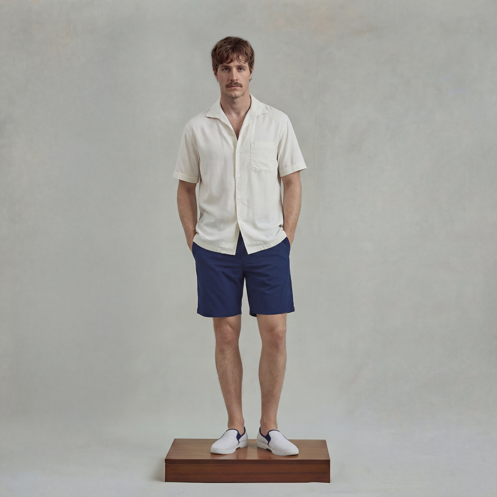 RIVIERAS Cadix chemise écrue lyocell manches courtes