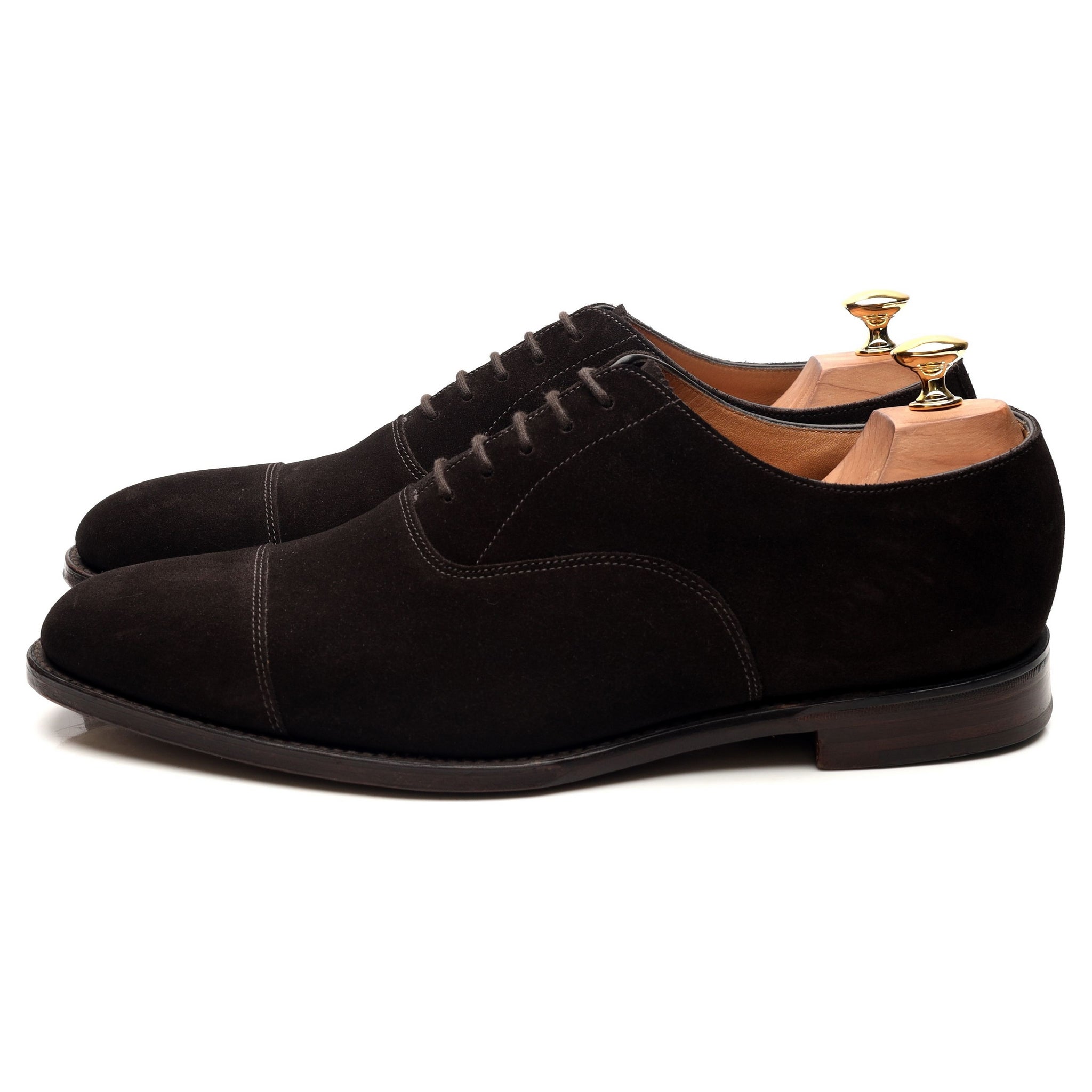 Loake 1880 Aldwych richelieu daim marron 10 cousu Goodyear