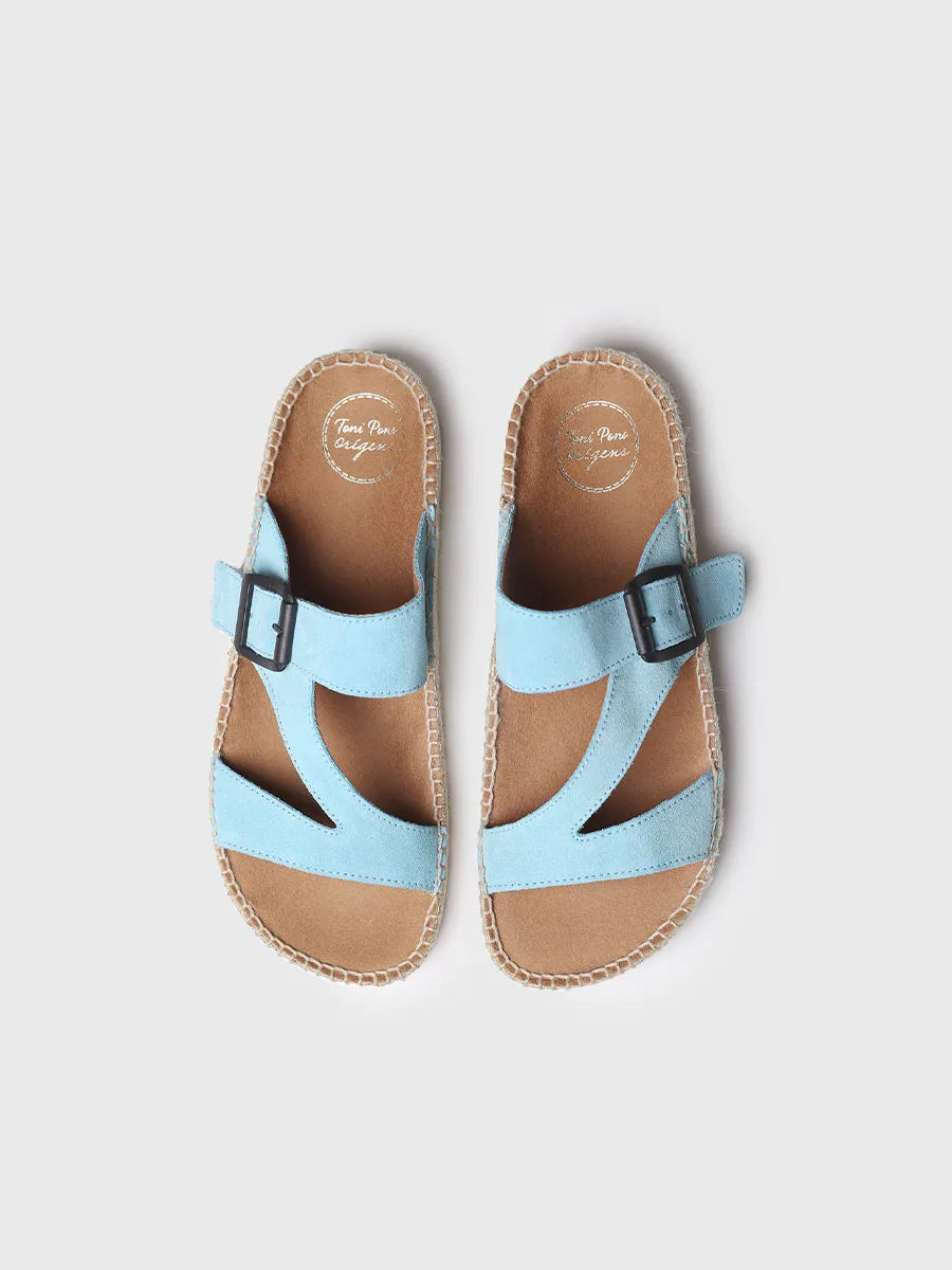 Toni Pons Bibi-A sandales plates femme turquoise