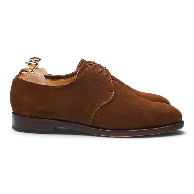 Shipton & Heneage Hatfield derby daim marron UK 10.5