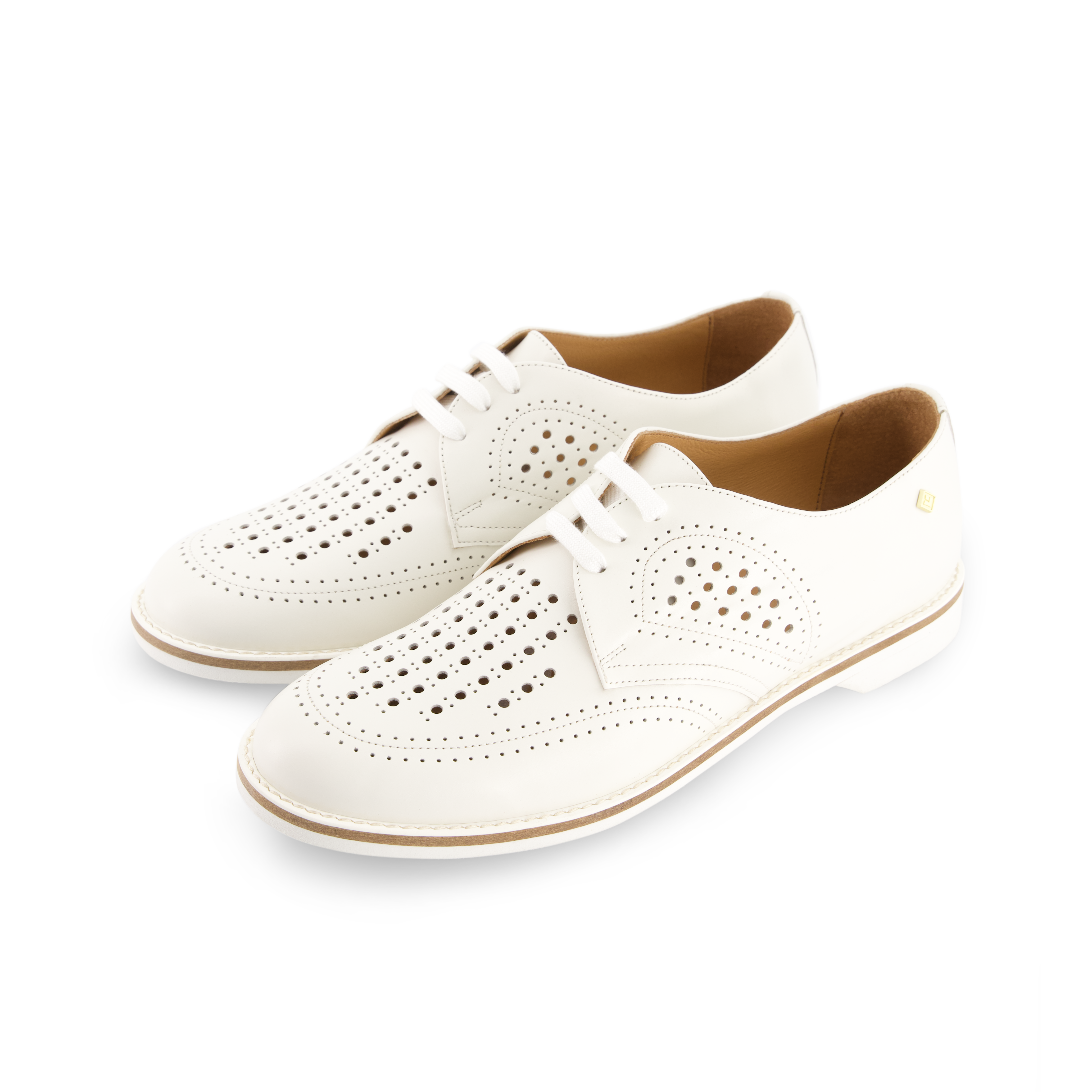 Rivieras 6000 derby cuir écru