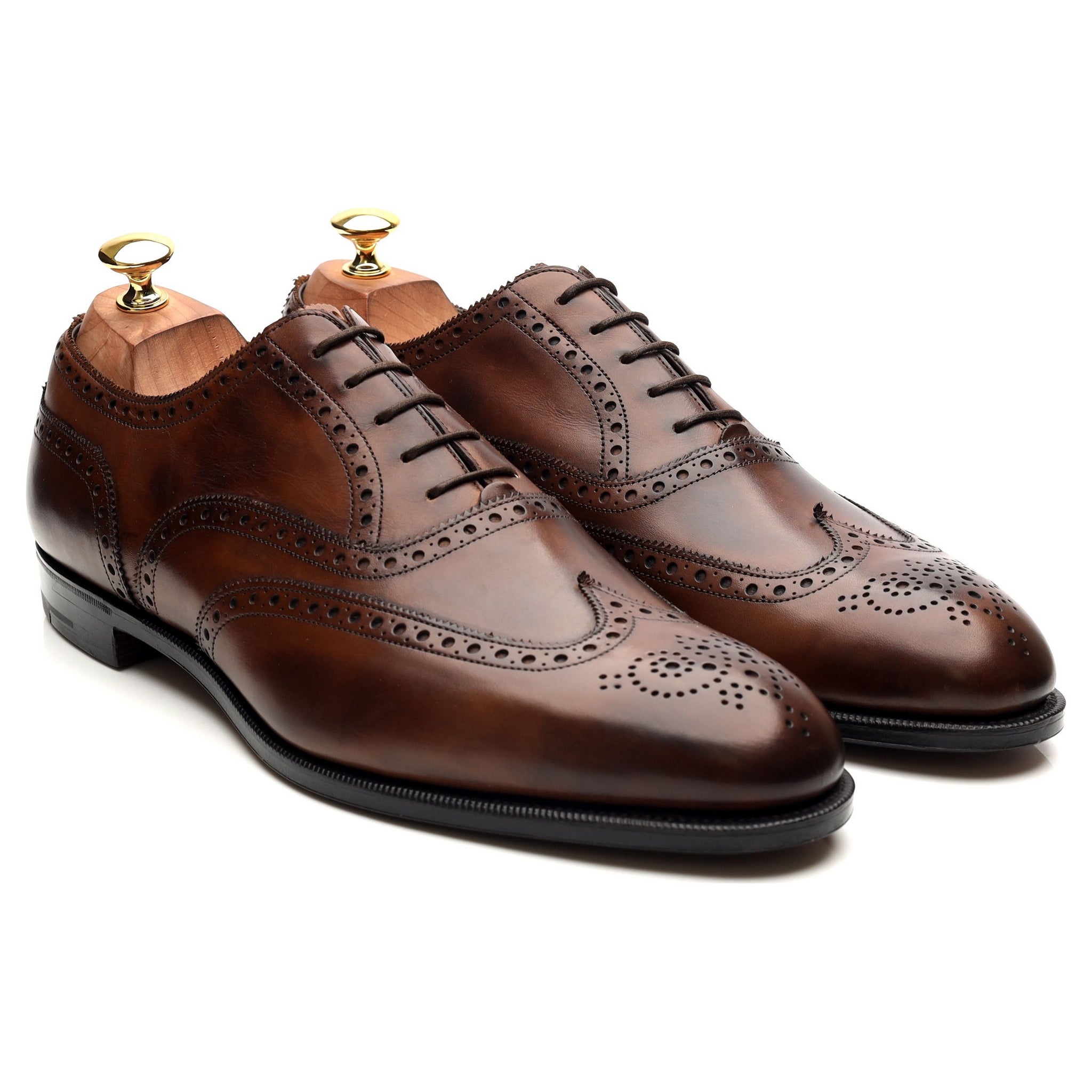 Edward Green Malvern Oxfords cuir marron pointure 11 UK