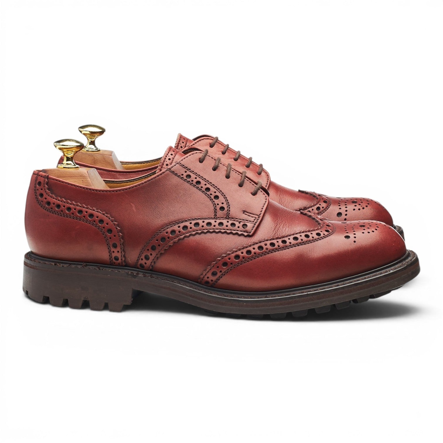 Alfred Sargent Stirling derby cuir marron clair 7.5 UK