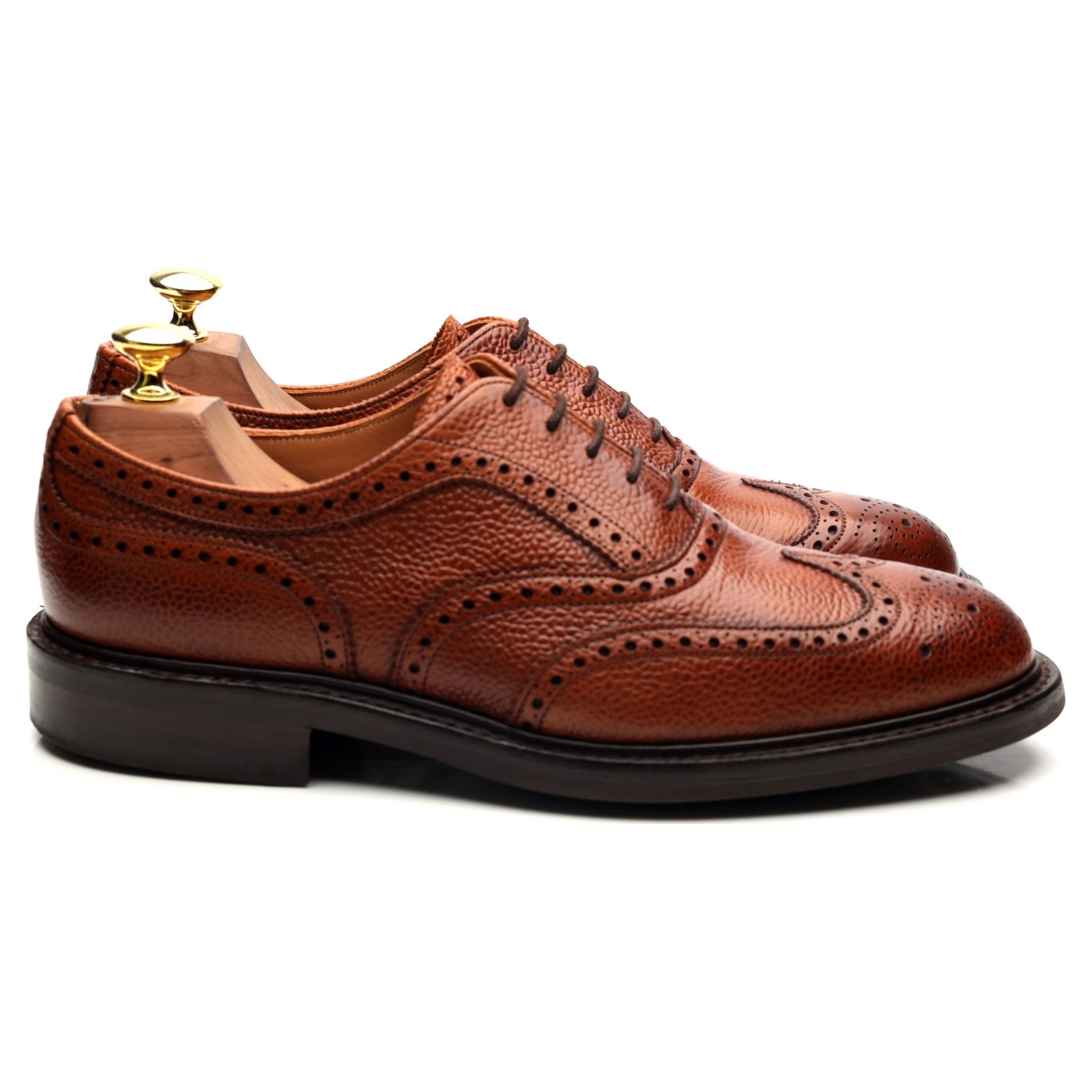 Cheaney Hythe II richelieu cuir brogue marron UK 7