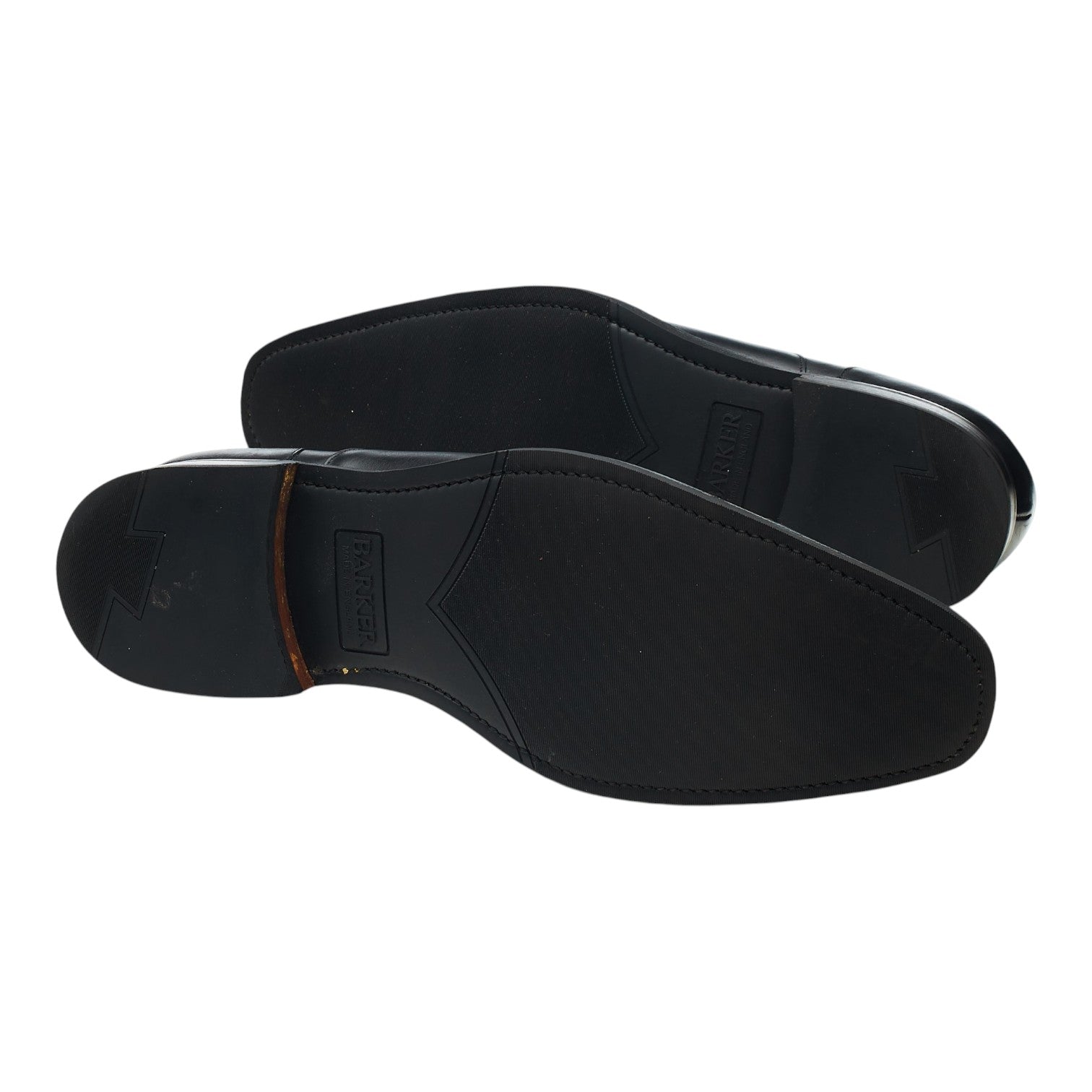 Barker Liam oxford cuir noir bout droit UK 9