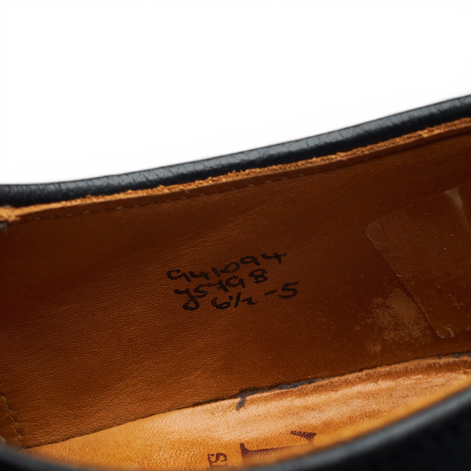Tricker's J5798 derbys suède ciré noir 6,5 UK