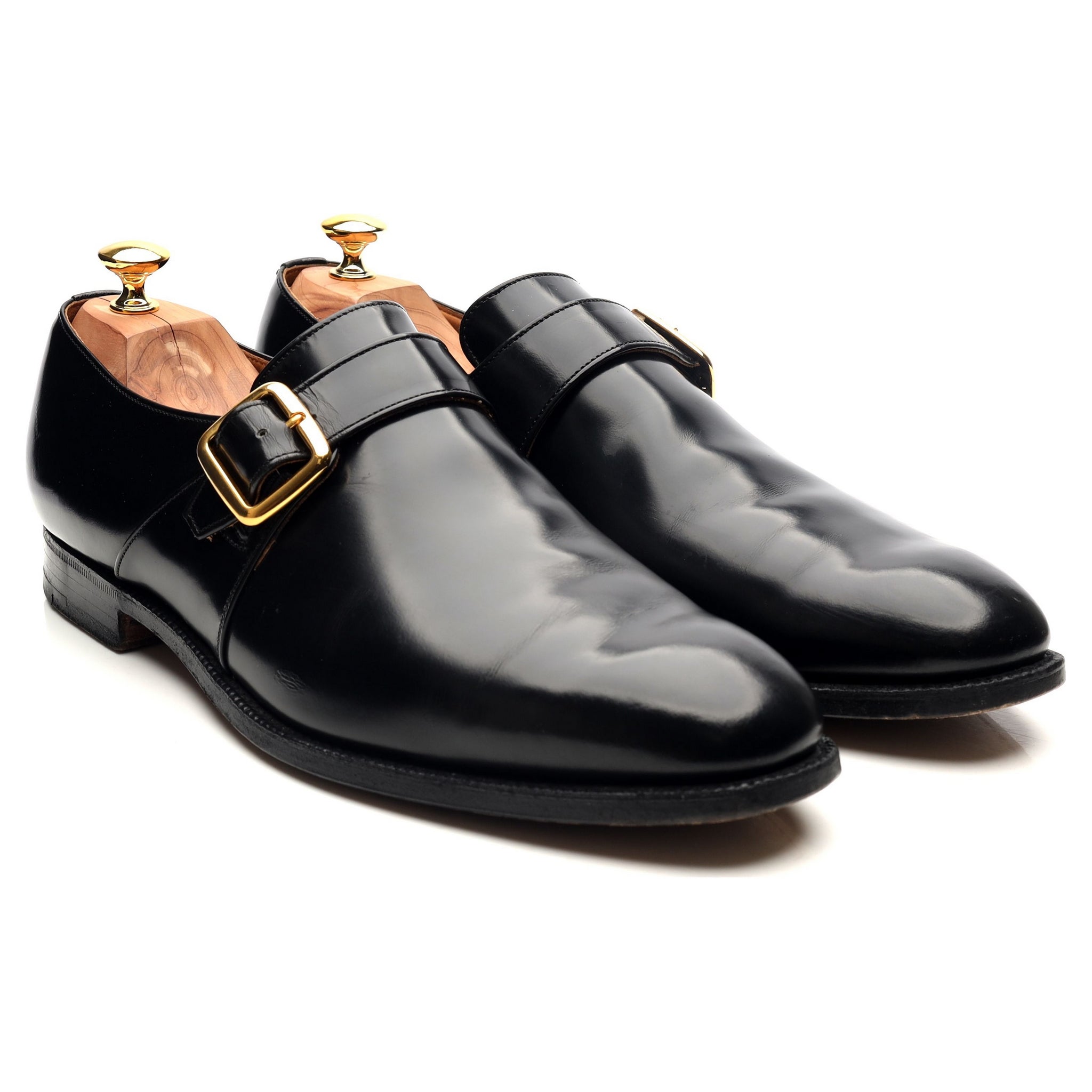 Church's Westbury monk cuir noir UK 12