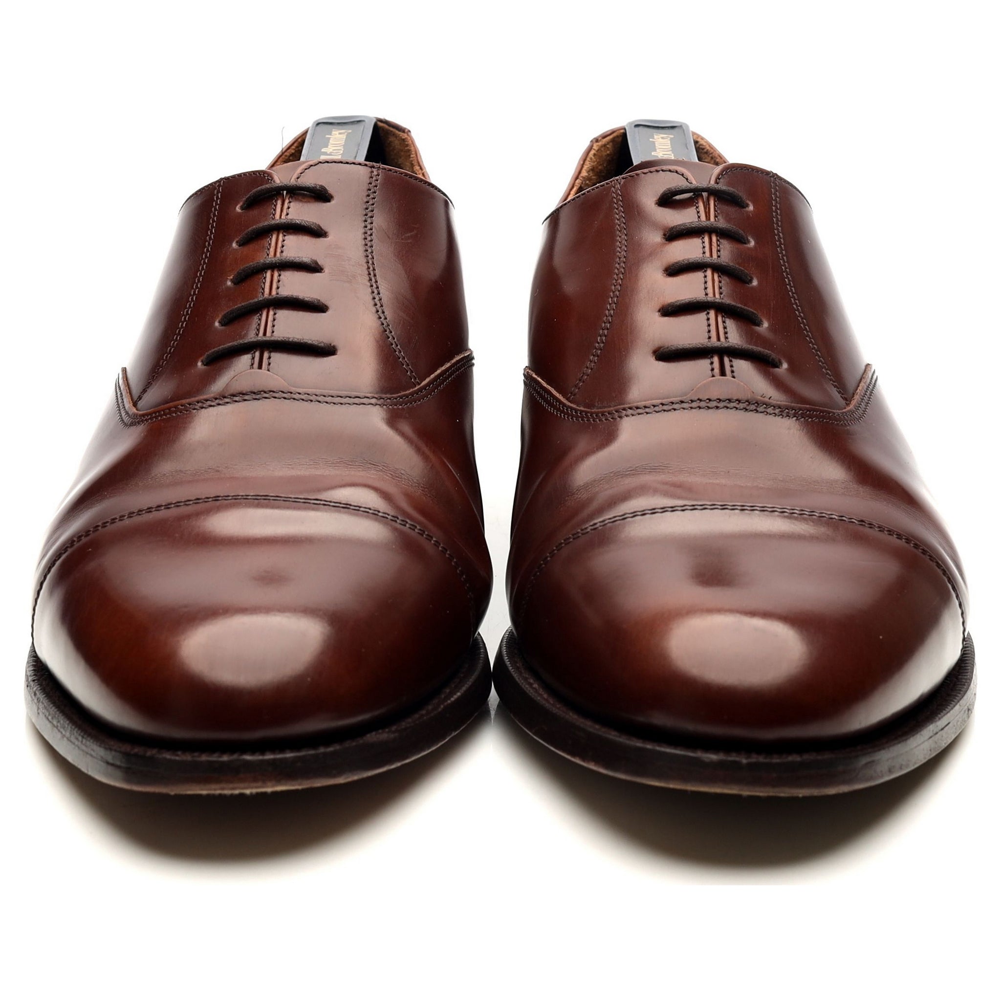 Russell & Bromley oxford cuir marron 9.5 embauchoirs