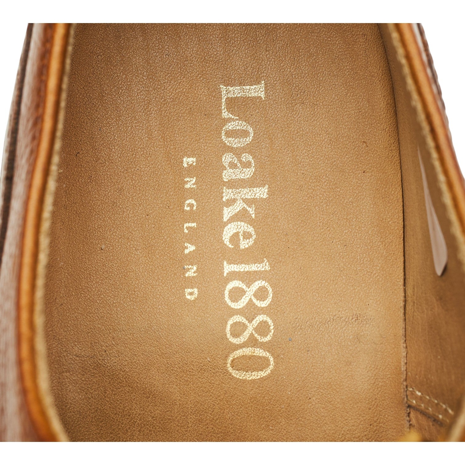 Loake 1880 Stamford derby grain marron UK 7.5