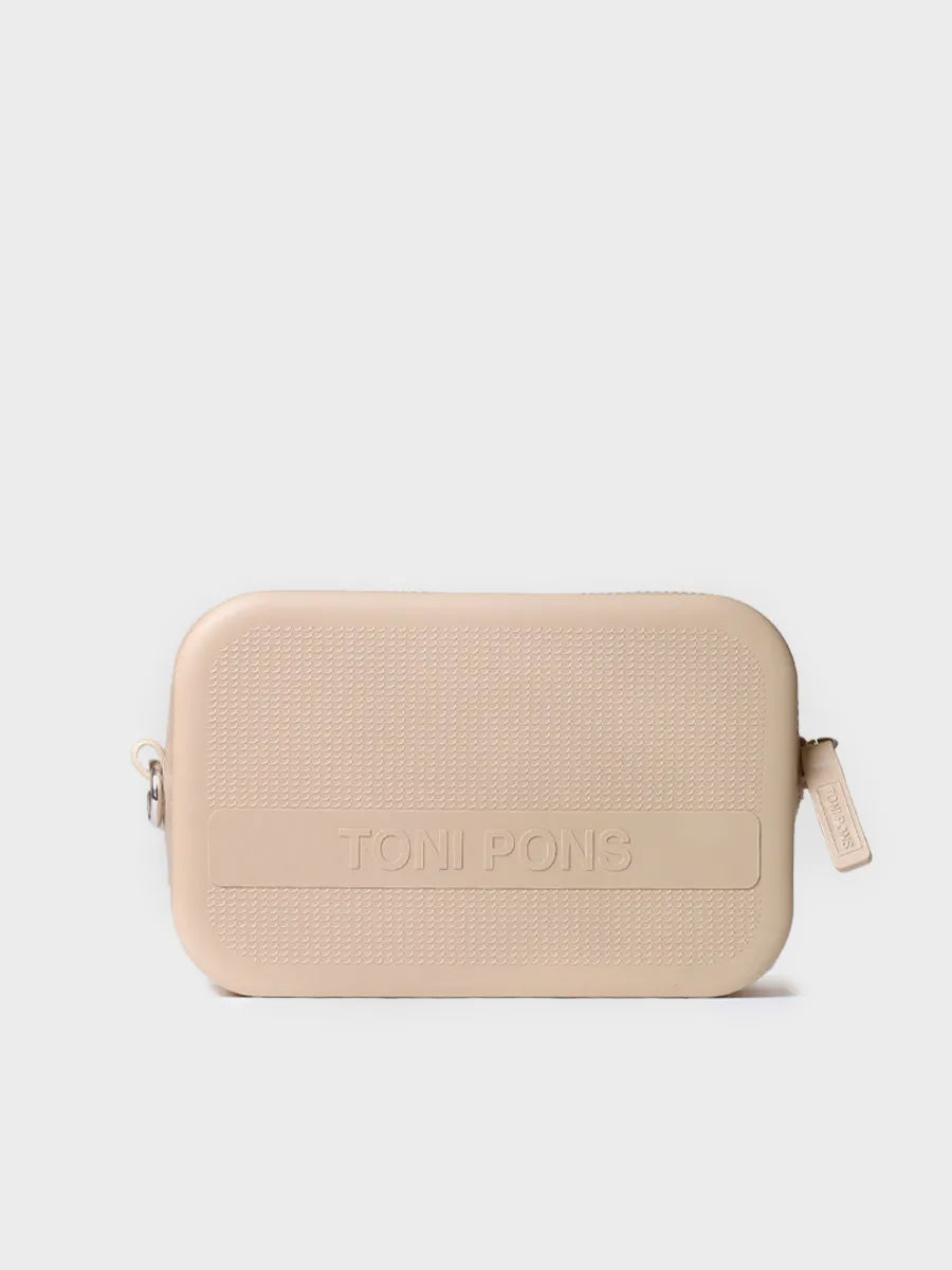 Toni Pons Ginger sac bandoulière caoutchouc taupe imperméable