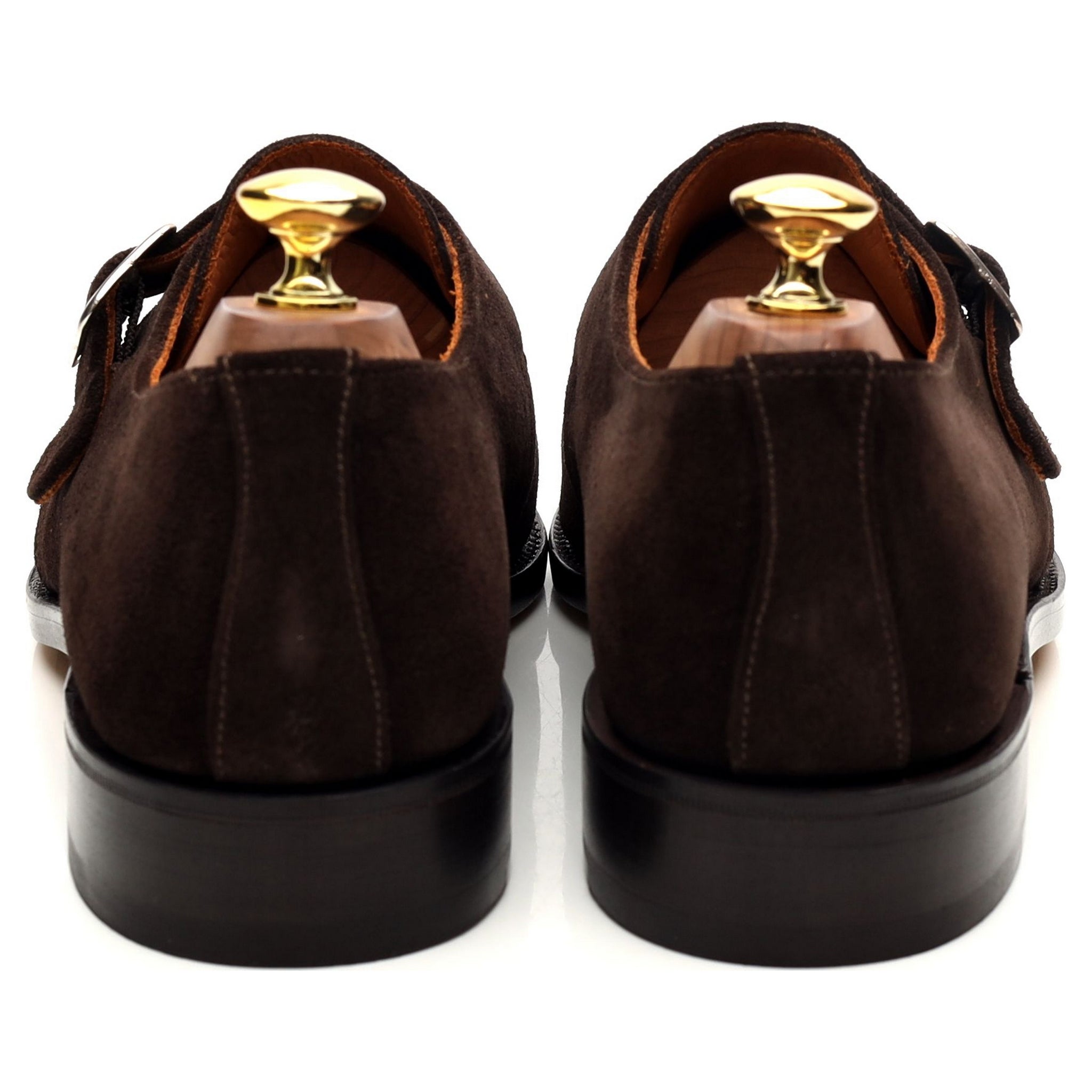 Sanders Rome monk daim marron pointure UK 8