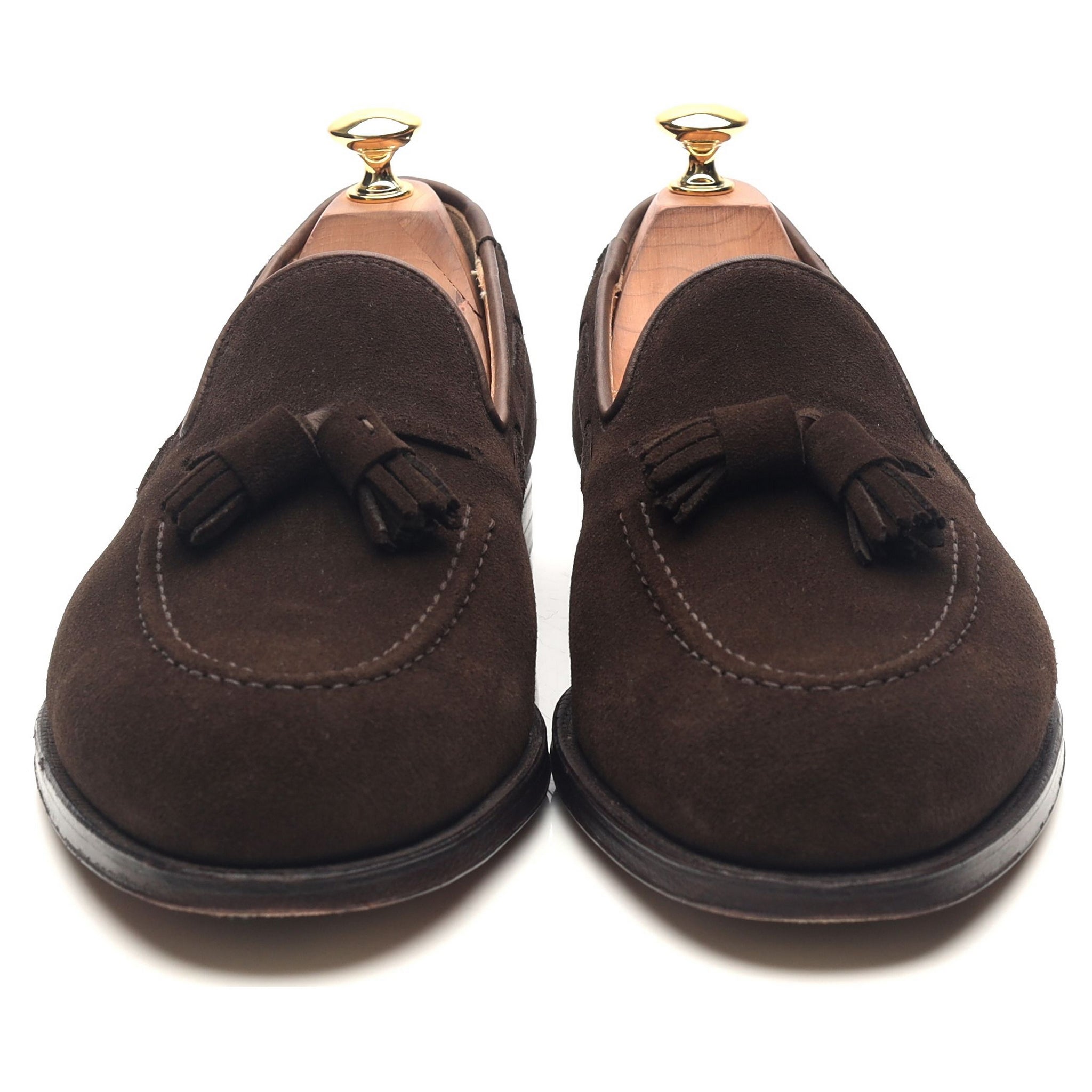 Crockett & Jones Cavendish 2 mocassin daim marron UK 9
