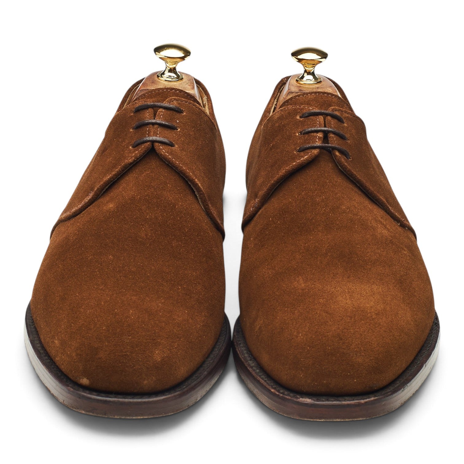 Shipton & Heneage Hatfield derby daim marron UK 10.5