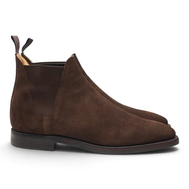 Crockett & Jones Chelsea 8 boots suède marron UK 8,5