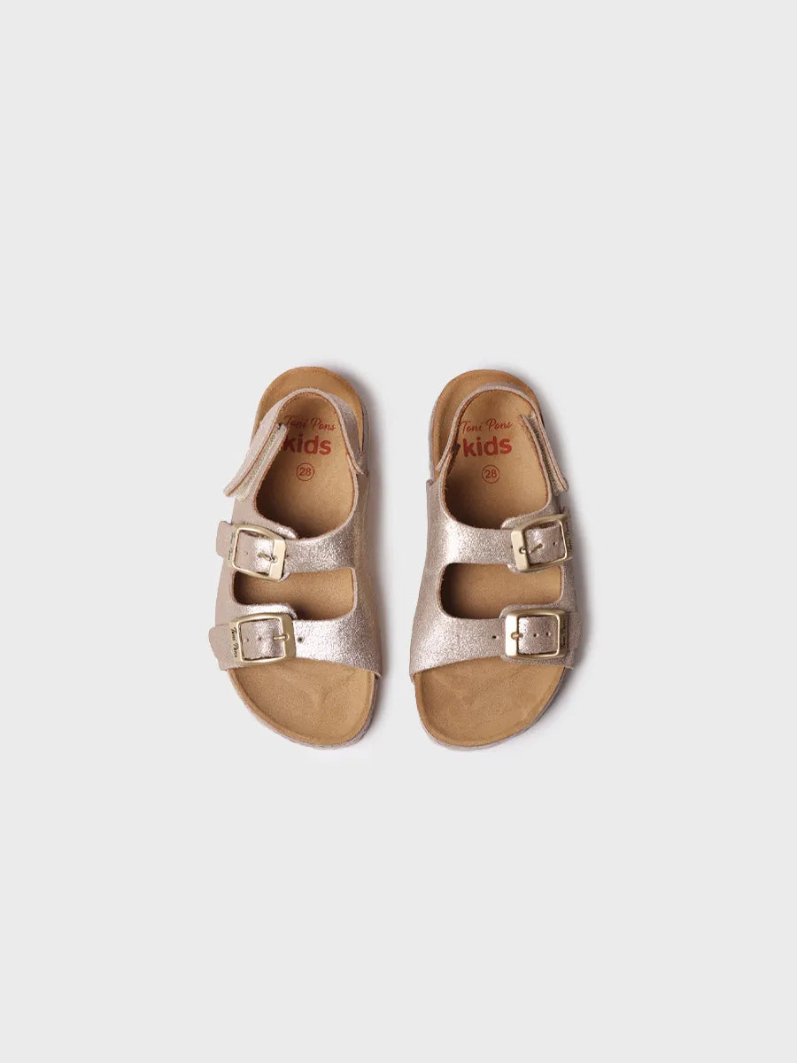 Toni Pons ELLIOT-QT sandale enfant cuir champagne
