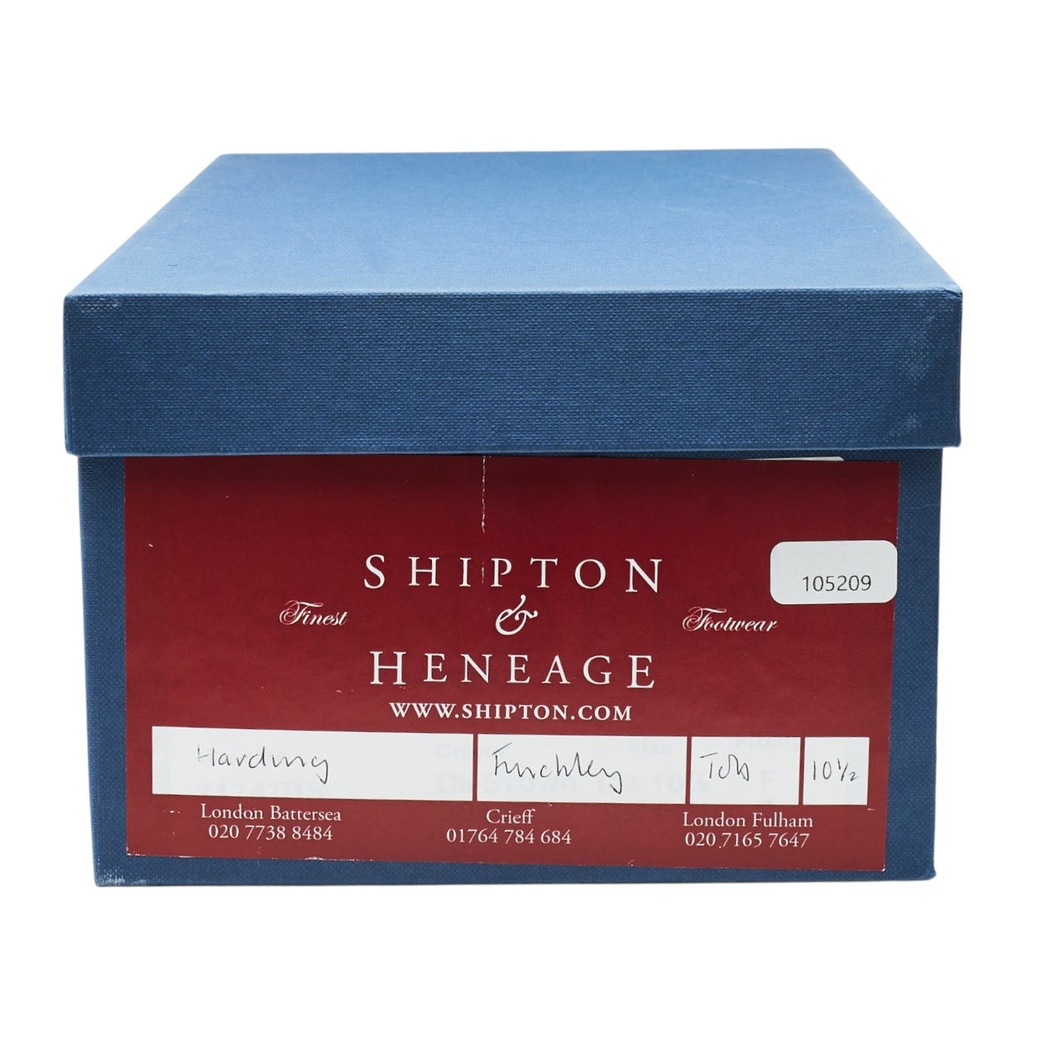 Shipton & Heneage Finchley mocassin daim marron UK 10.5