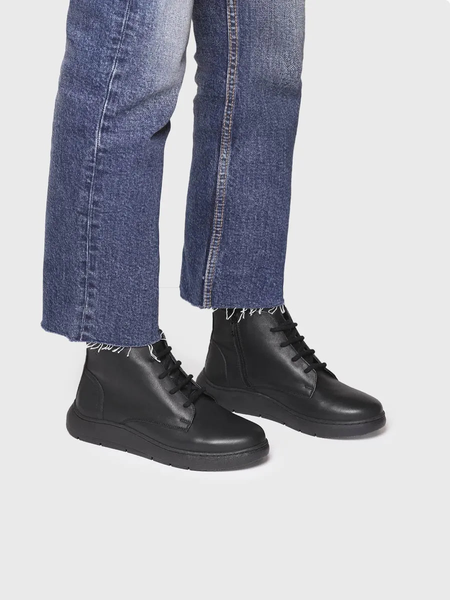 Toni Pons Pescara bottine cuir noir femme