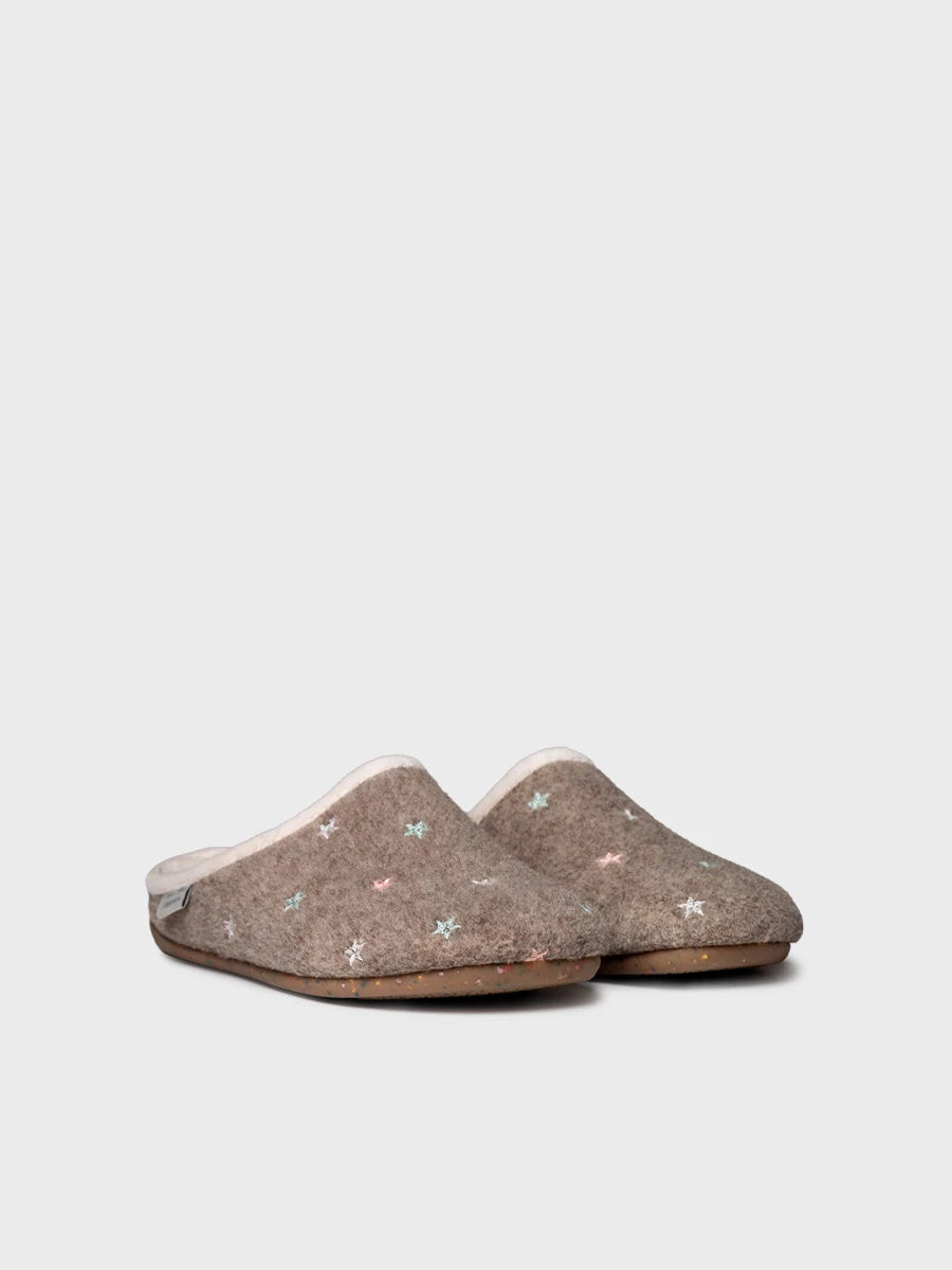 Toni Pons Mona-FT chausson femme feutrine etoiles