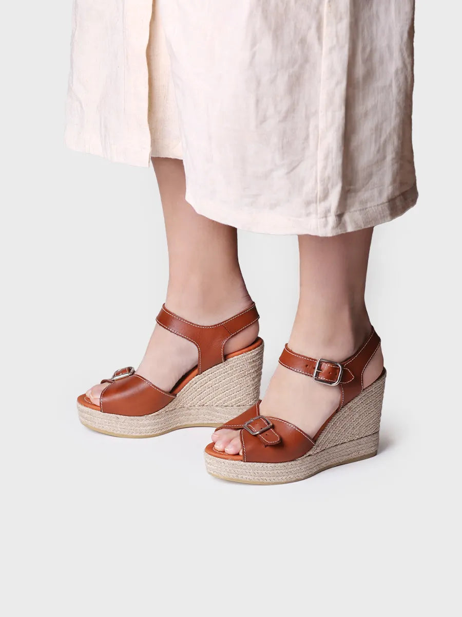 Toni Pons Olga espadrilles cuir talon 10,5 cm