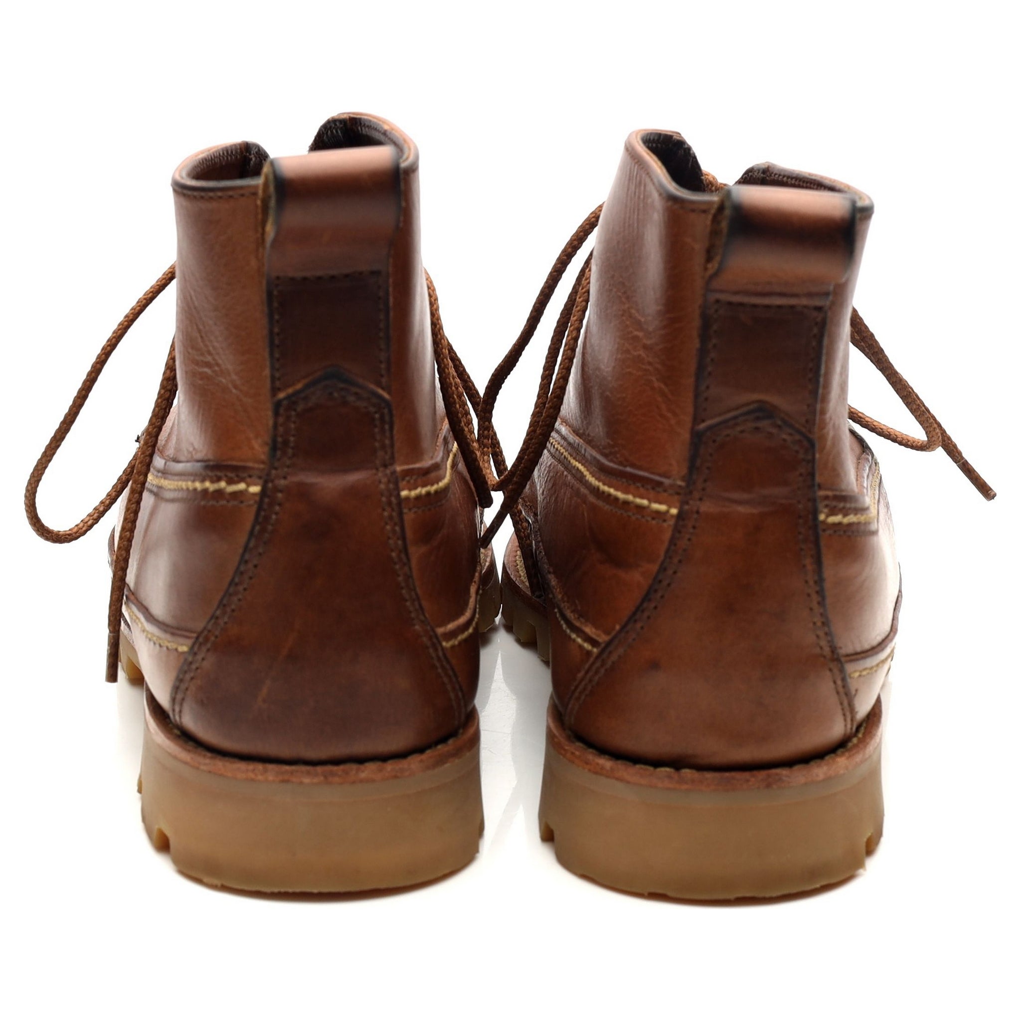 Oak Street Bootmakers Camp boots cuir marron UK 9