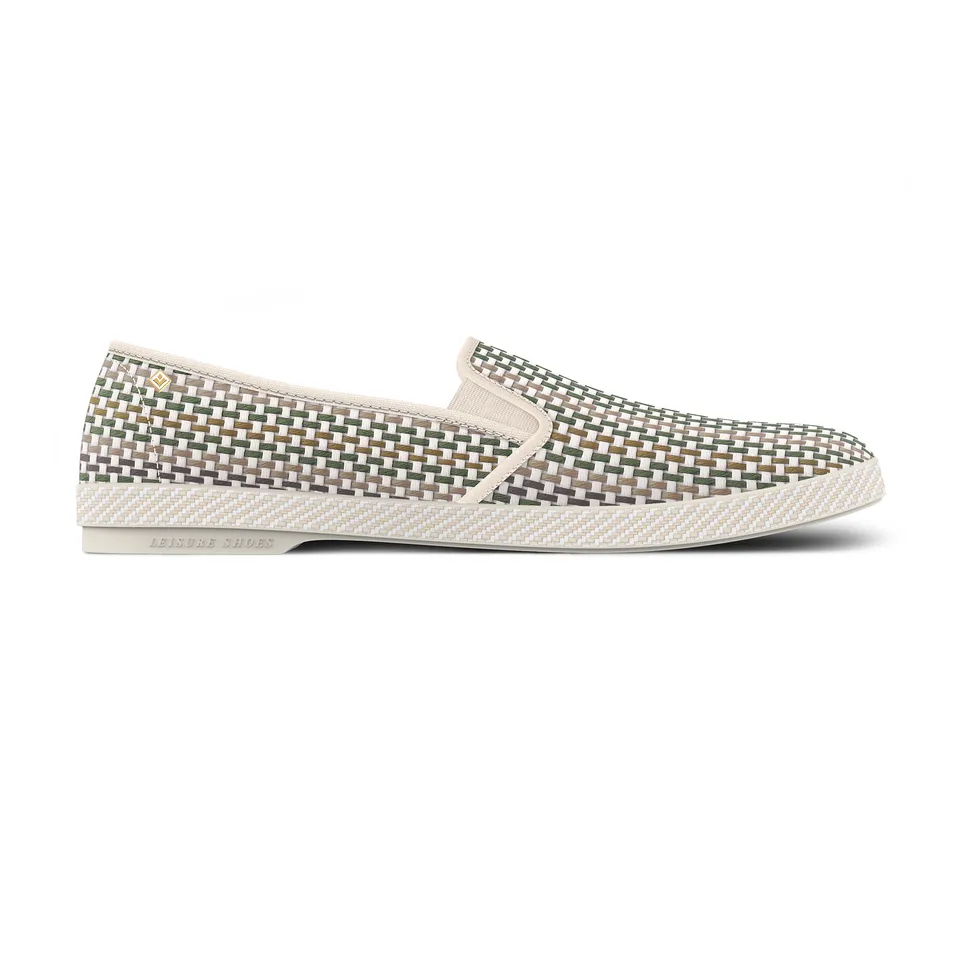 Rivieras Classic Verona 3145 espadrilles kaki tressé
