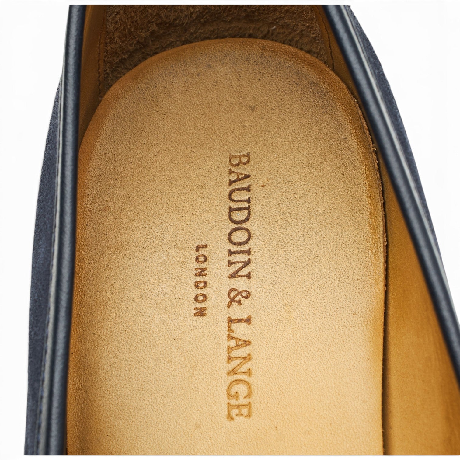 Baudoin & Lange Sagan Stride loafers daim bleu 7.5 UK