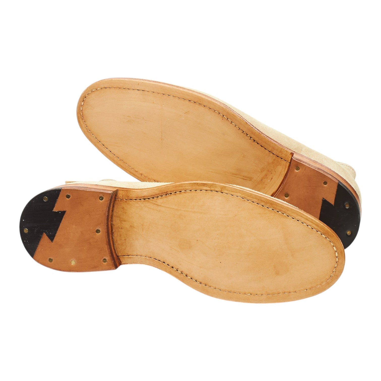 Viberg Chelsea bottine suède beige 6,5 semelle cuir