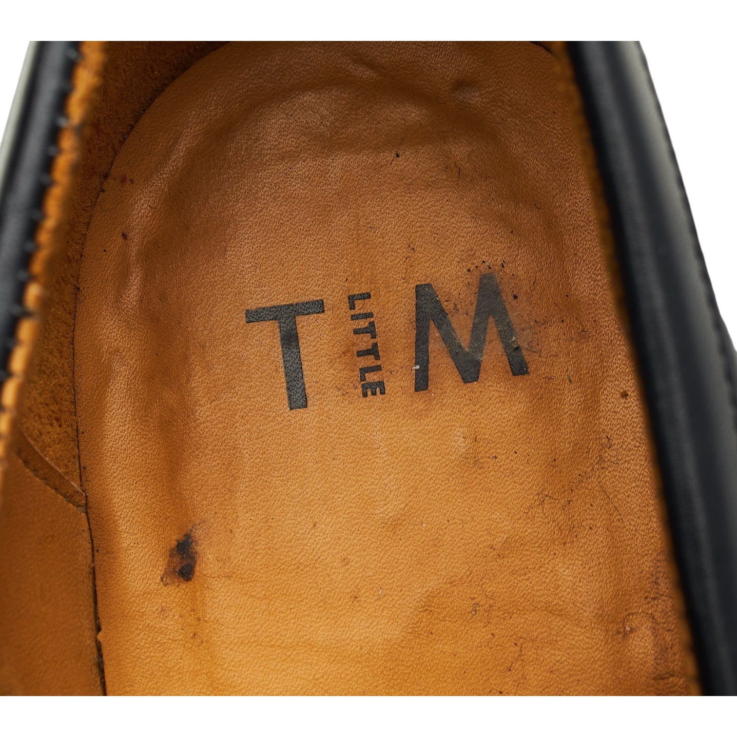 Tim Little Whisky Women mocassin cuir noir UK 9