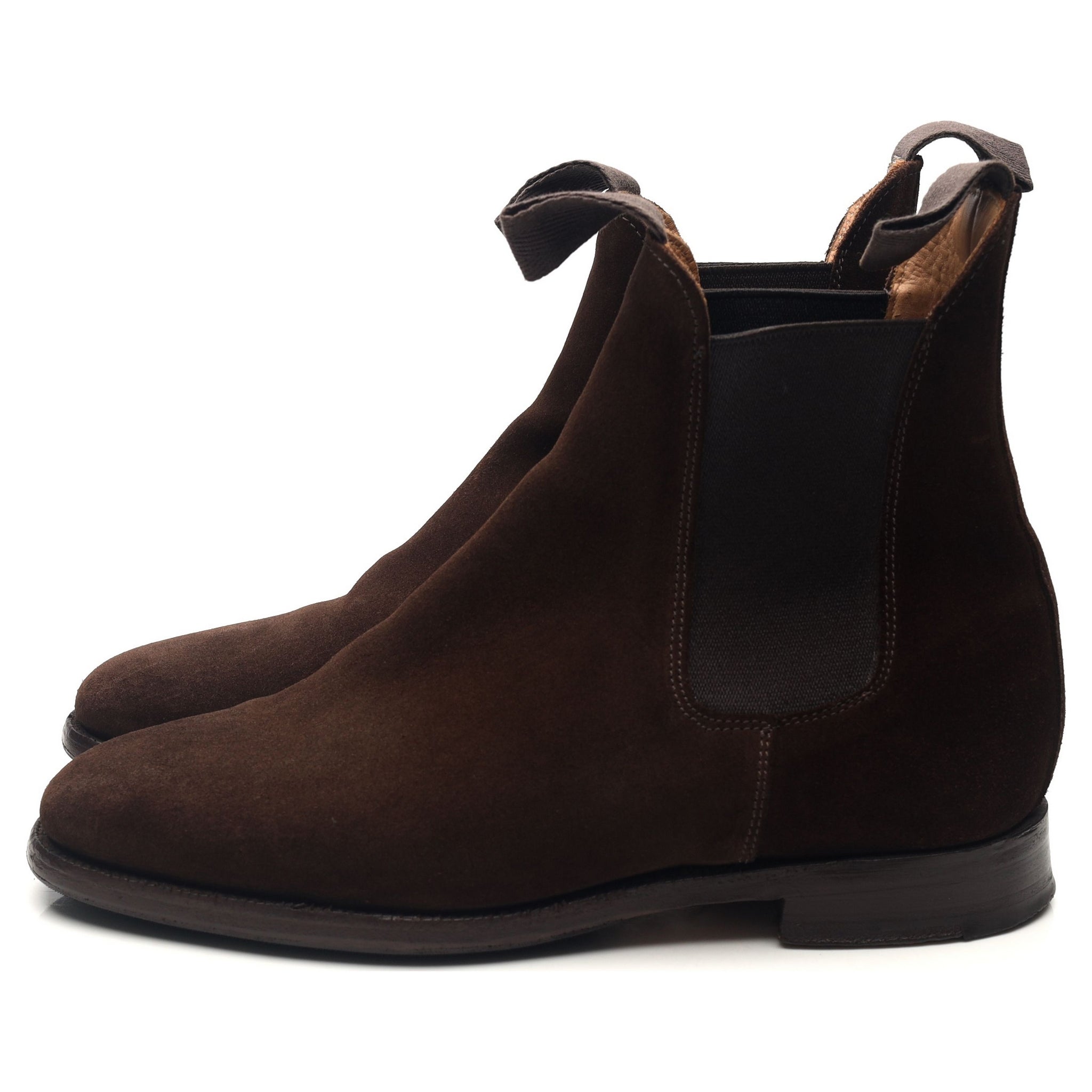 Tricker's Lambourn boots chelsea daim marron pointure UK 6