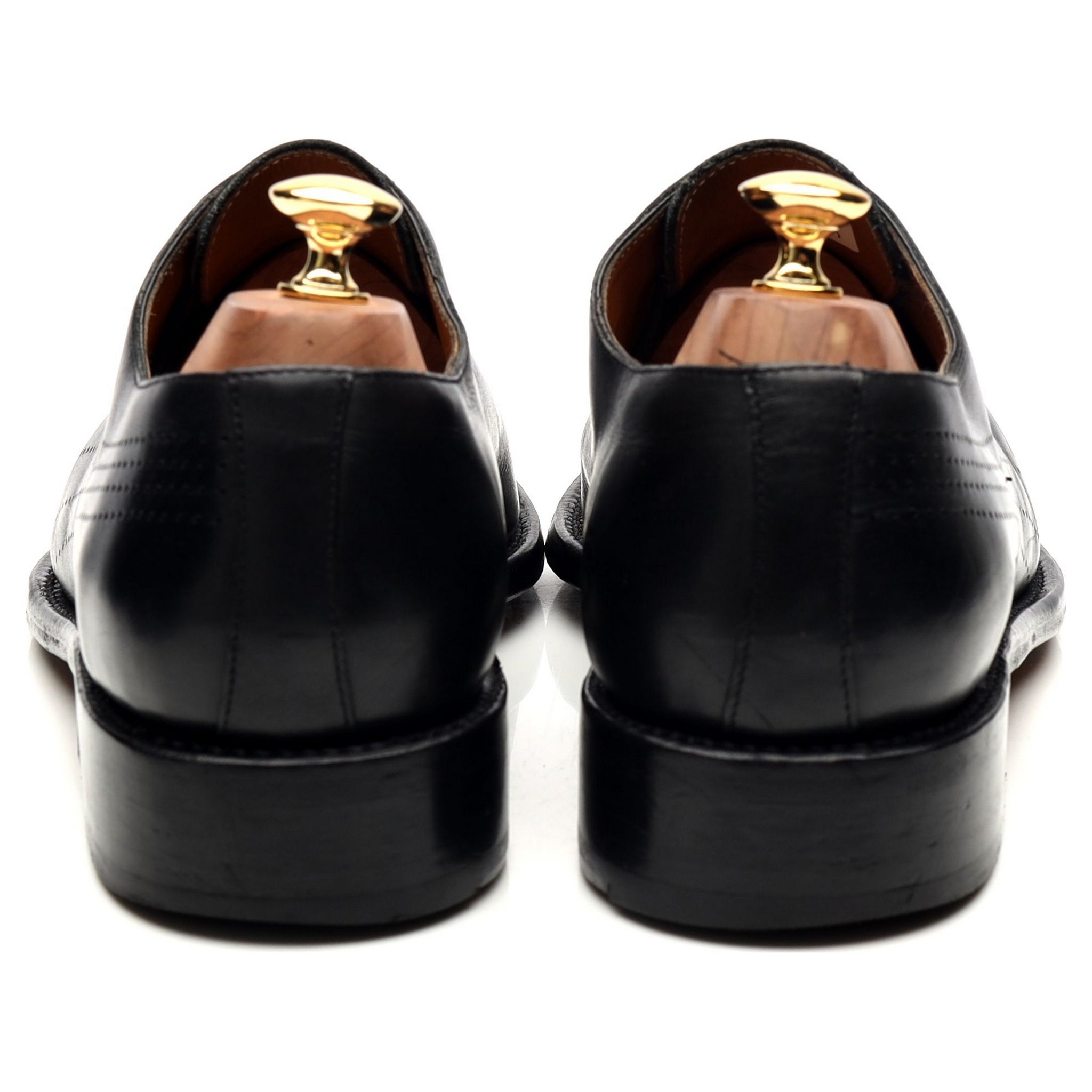 Ozwald Boateng richelieu wholecut cuir noir UK 9