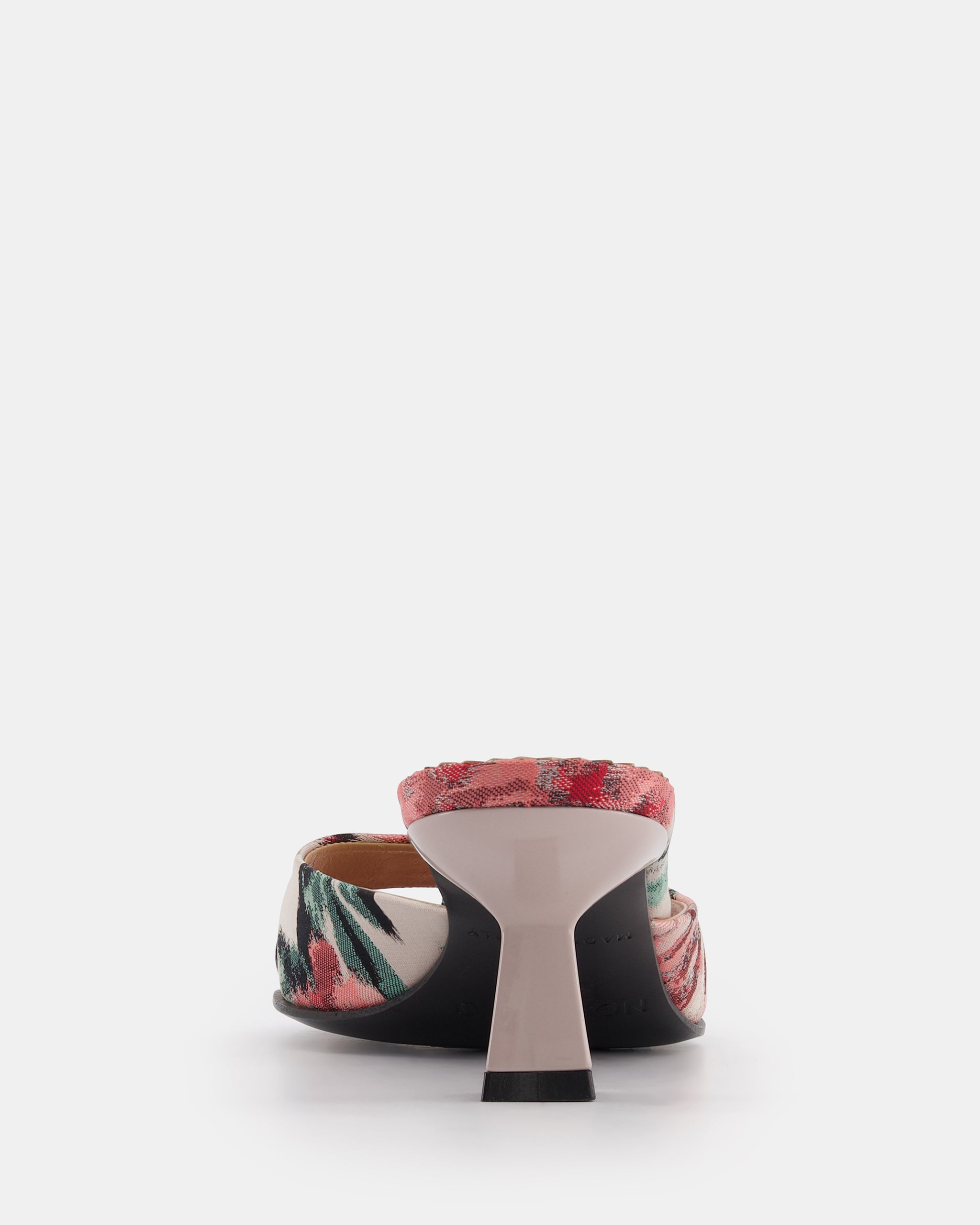 Nodaleto Dona Reese mules Roses Print talon 5 cm