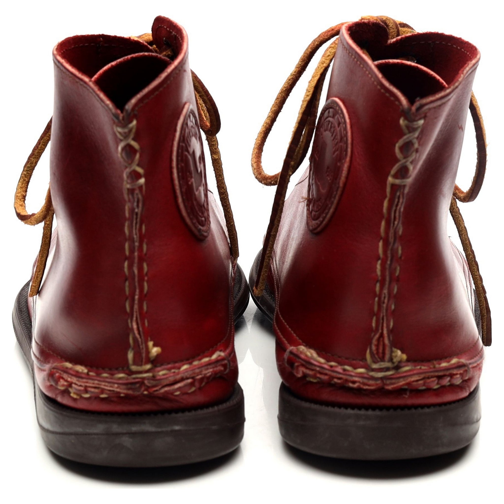 Yuketen bottes cuir rouge pointure 8 UK