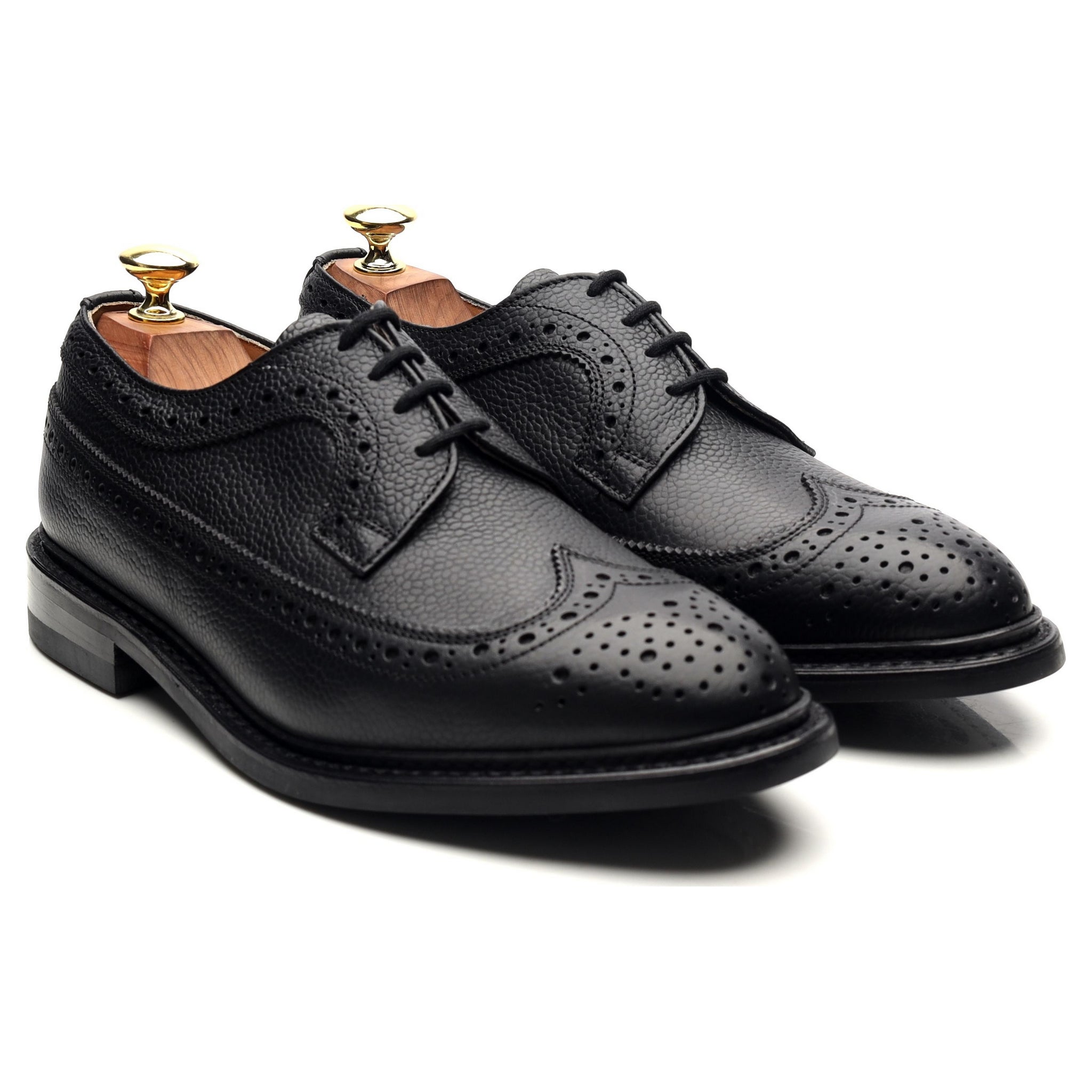 Tricker’s Fulton derby cuir noir pointure UK 7
