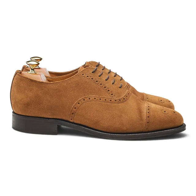 Sanders richelieu brogues suède sable pointure 9.5