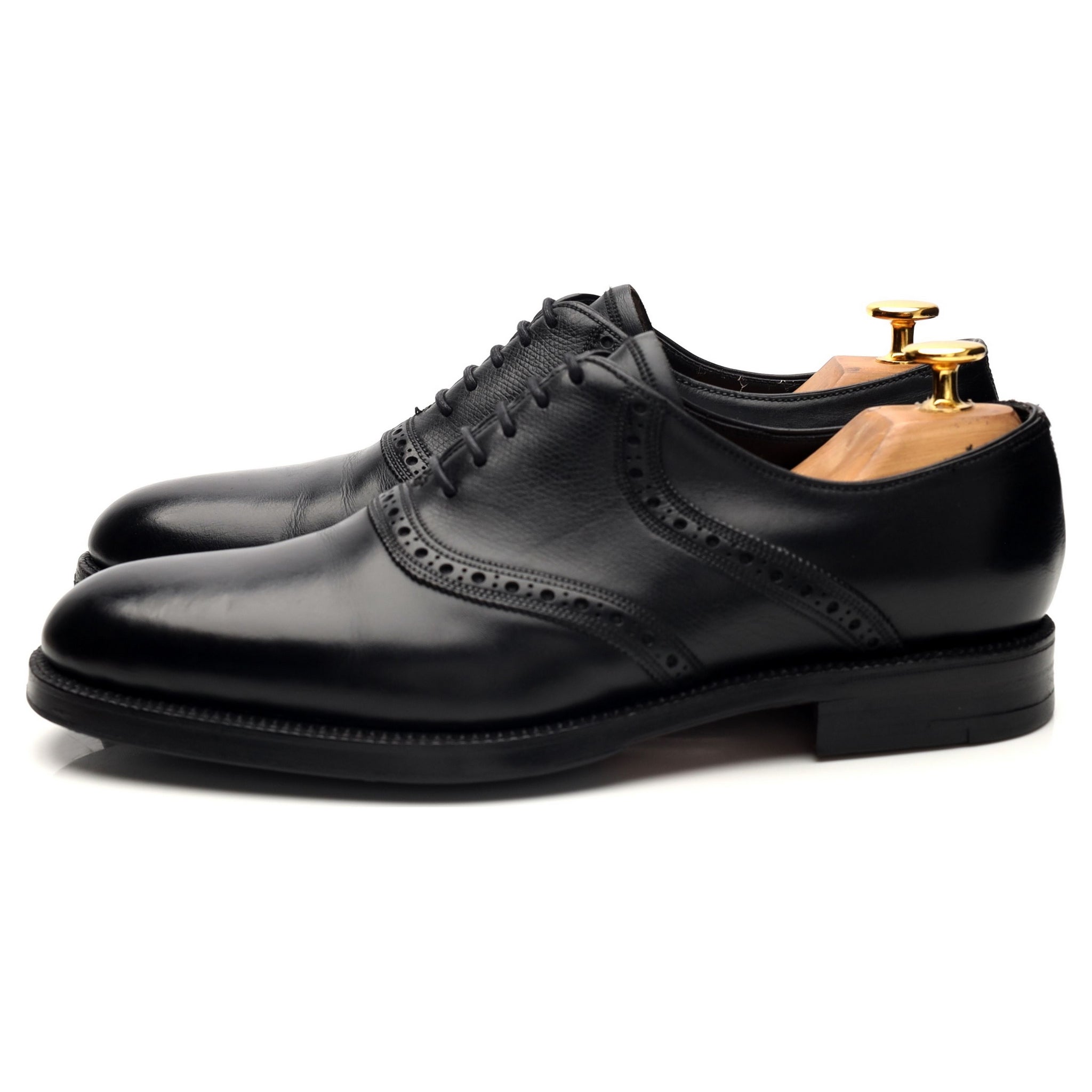 Gaziano & Girling saddle oxford cuir noir 6,5