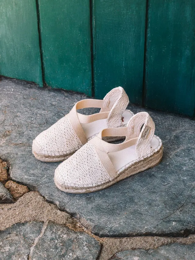 Toni Pons Edita-AD espadrille enfant crochet talon 3 cm