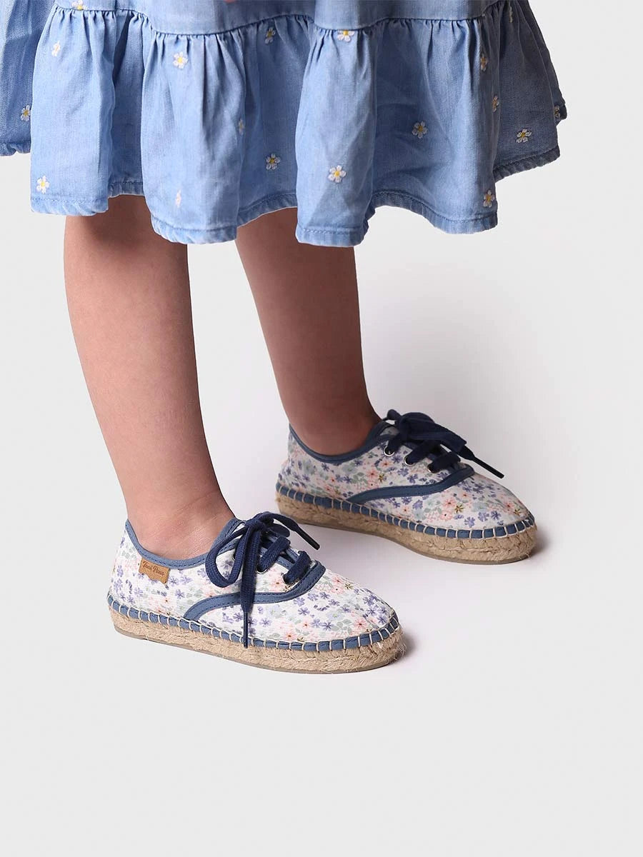 Toni Pons Evo-PR espadrilles enfant toile et jute