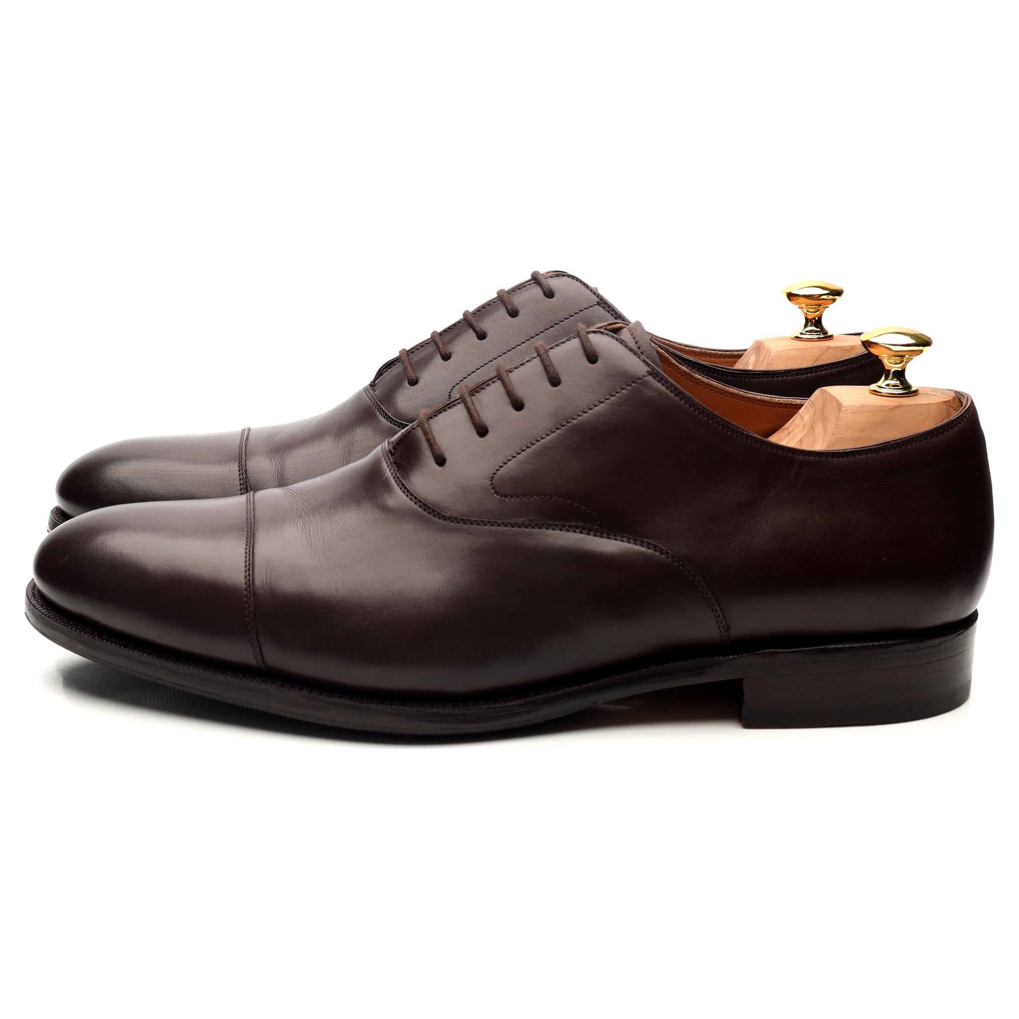 Meermin 101198 oxford cuir marron foncé pointure UK 12