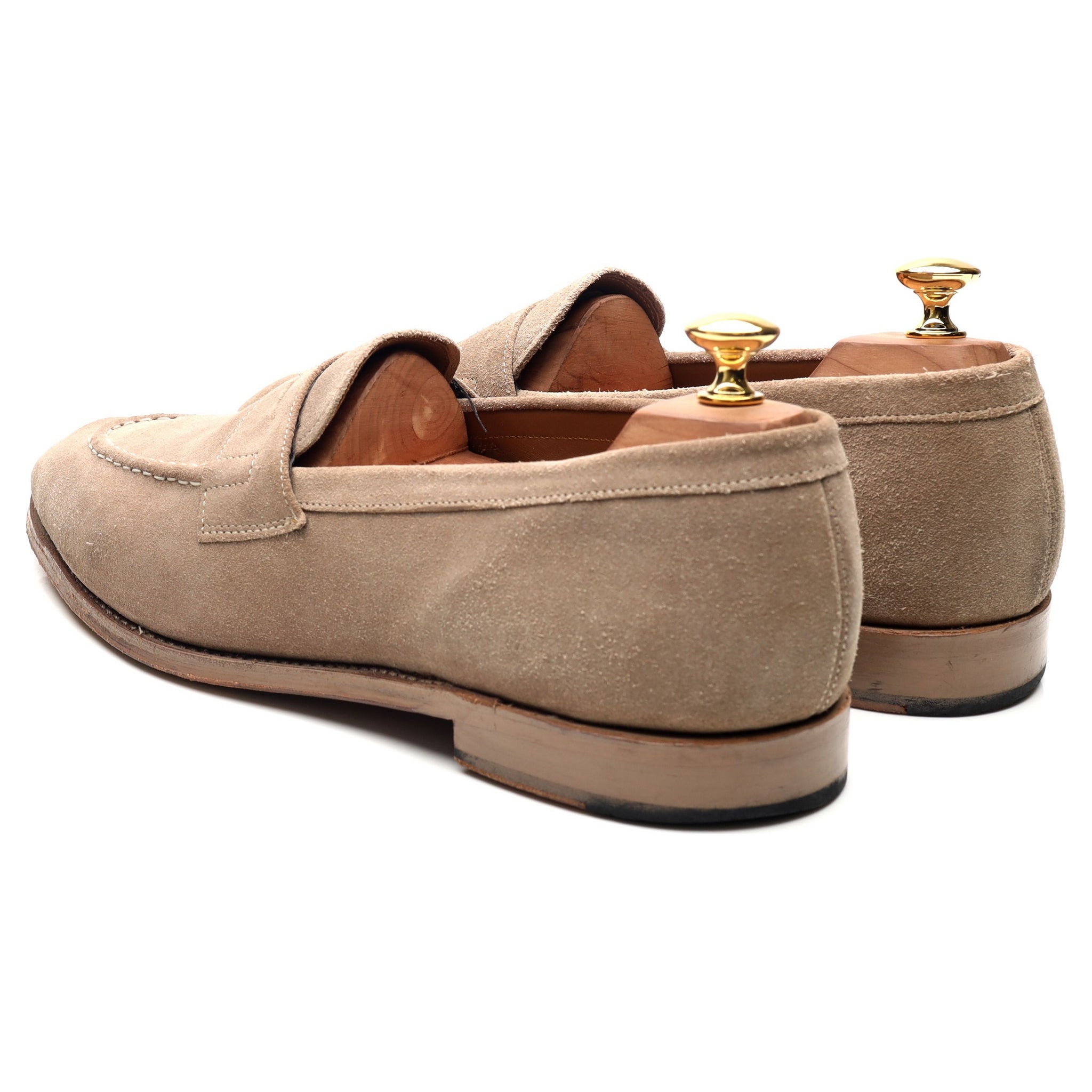 Grenson Lloyd mocassin suède beige UK 10