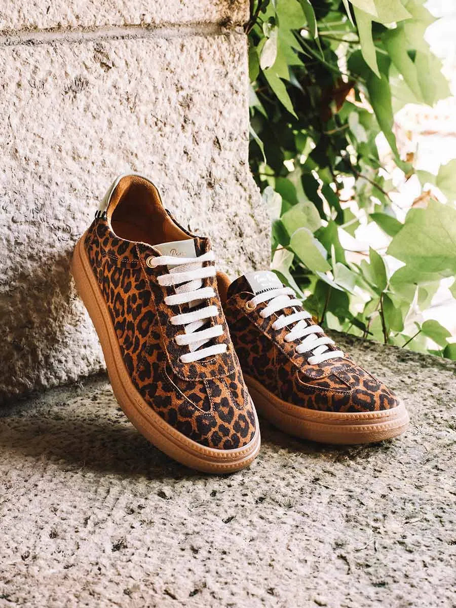 Toni Pons Aurea baskets cuir imprimé animal