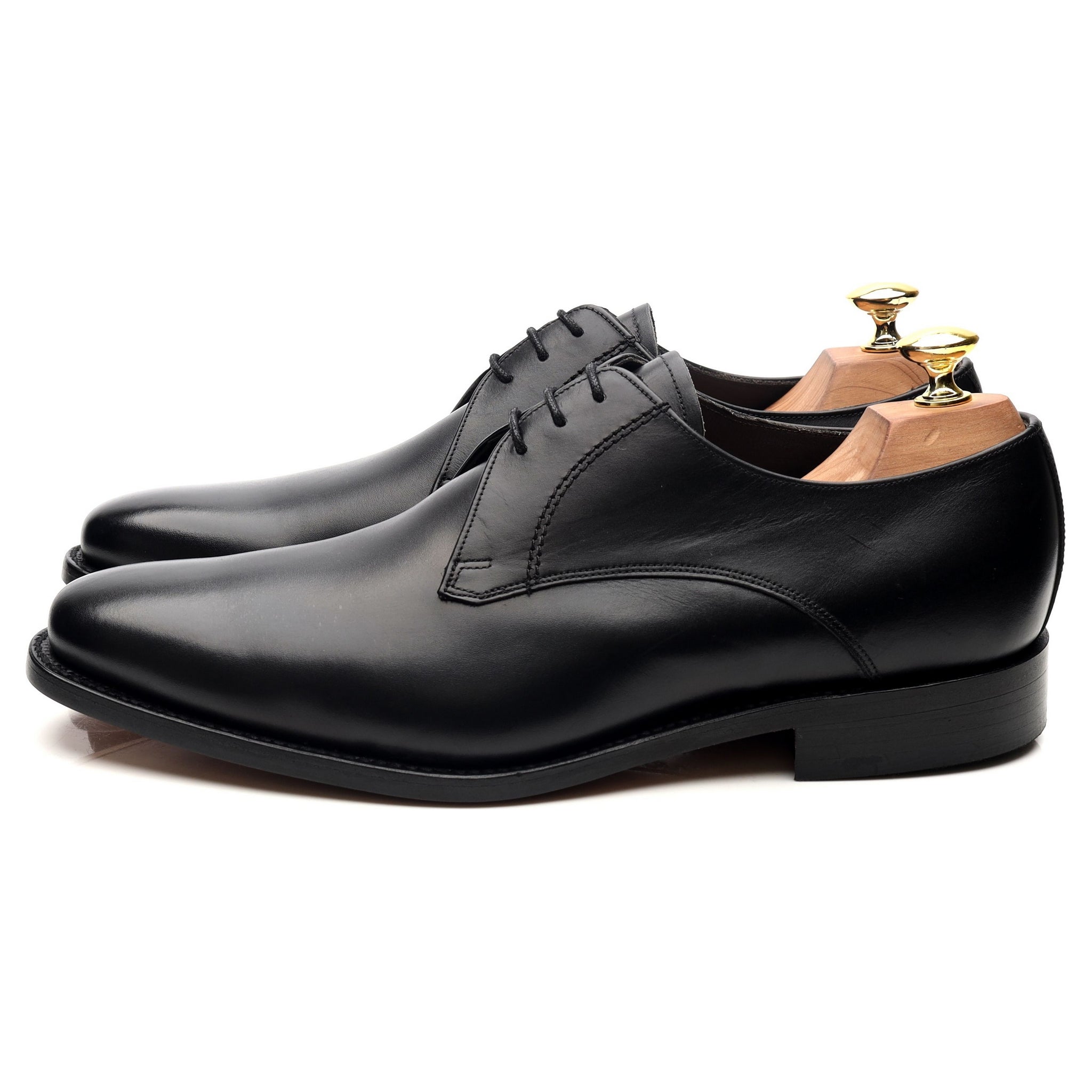 Barker Eton derby cuir noir pointure UK 8